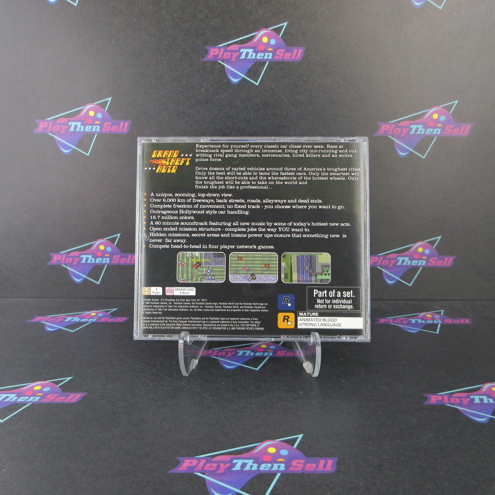 Grand Theft Auto Collector's Edition PS1 PlayStation 1 Complete - Excellent