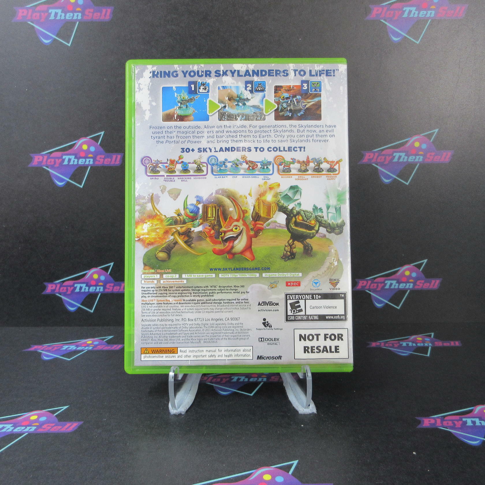 Skylanders Spyro's Adventure Xbox 360 AD Complete CIB - Very Good