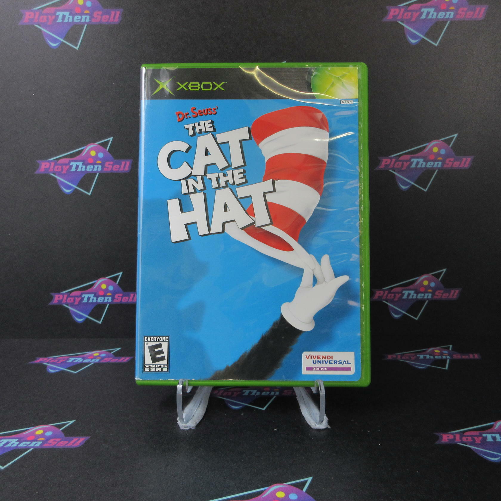 Dr Seuss The Cat in the Hat Xbox AD/MD + Reg Card Complete CIB - Very Good