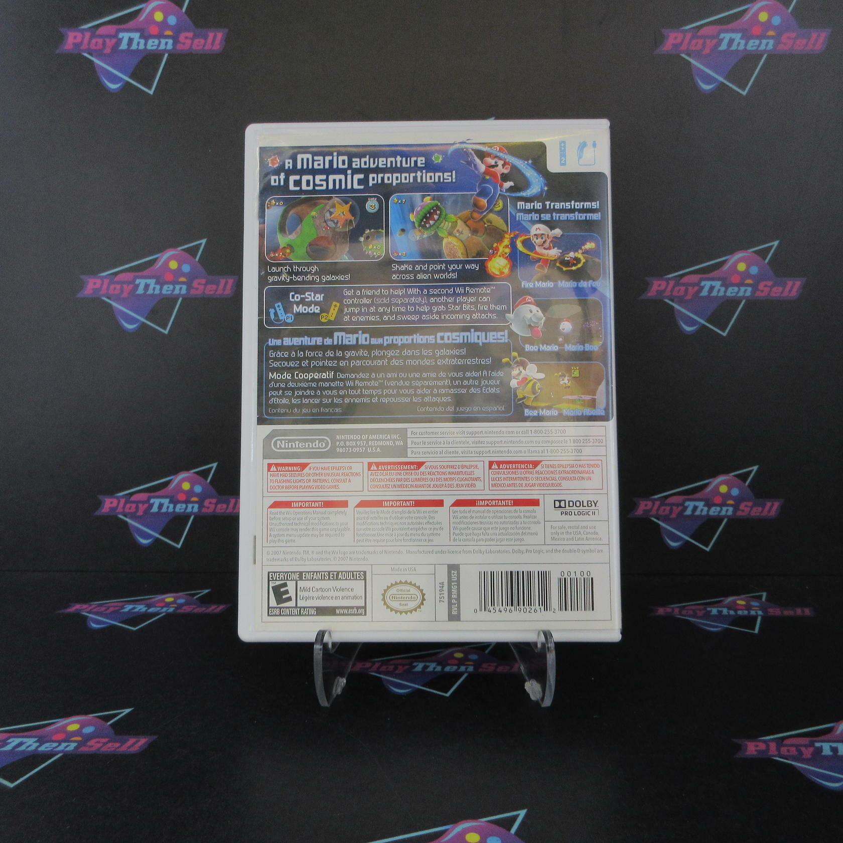 Super Mario Galaxy Nintendo Selects Nintendo Wii AD/NM - Very Good