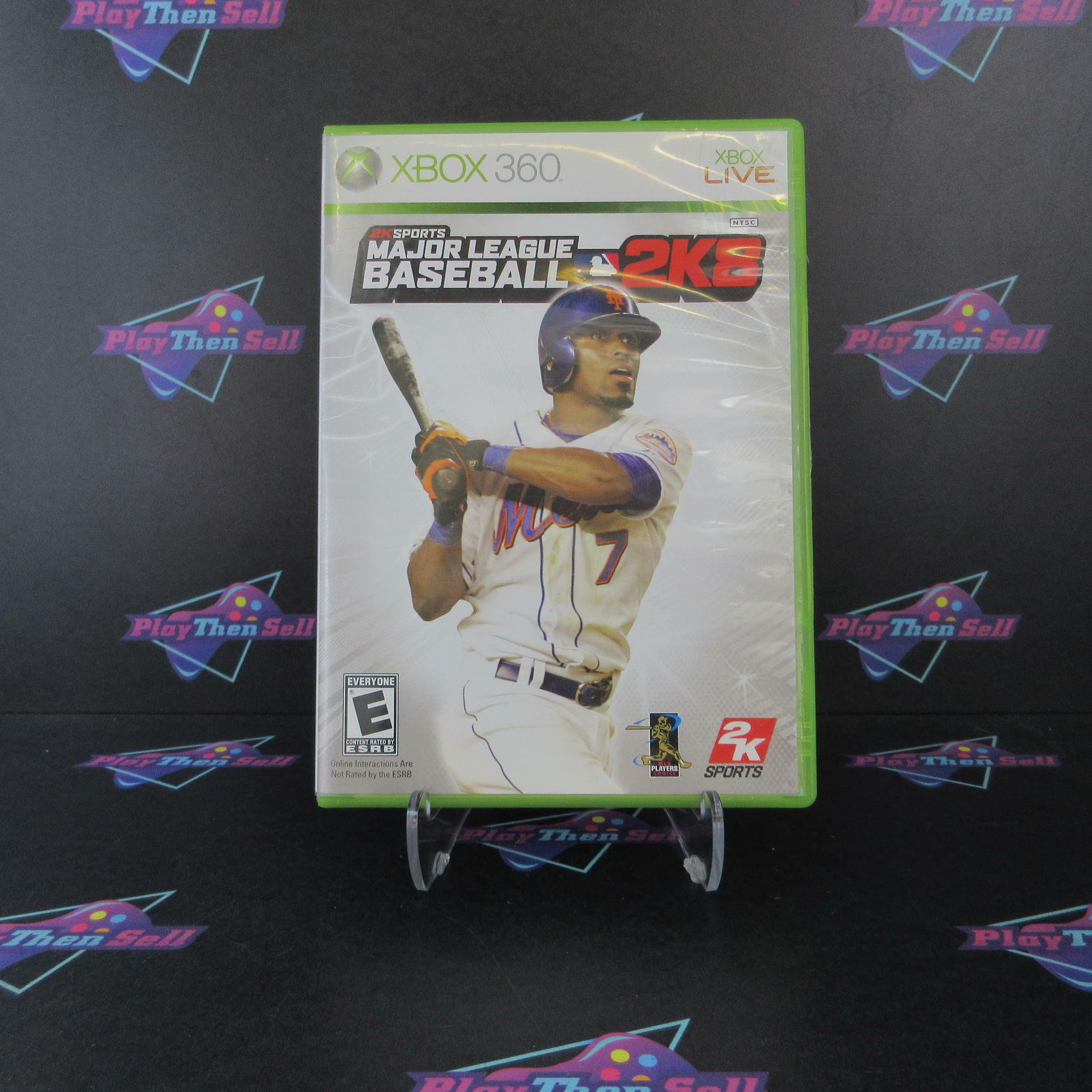 Major League Baseball 2K8 Xbox 360 AD Complete CIB - Very Good