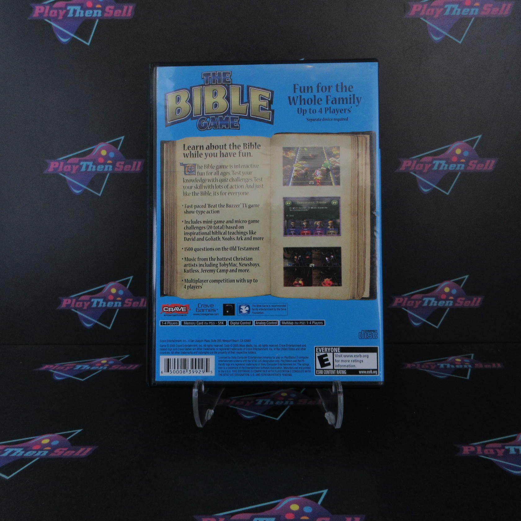 The Bible Game PS2 PlayStation 2 - Very Good
