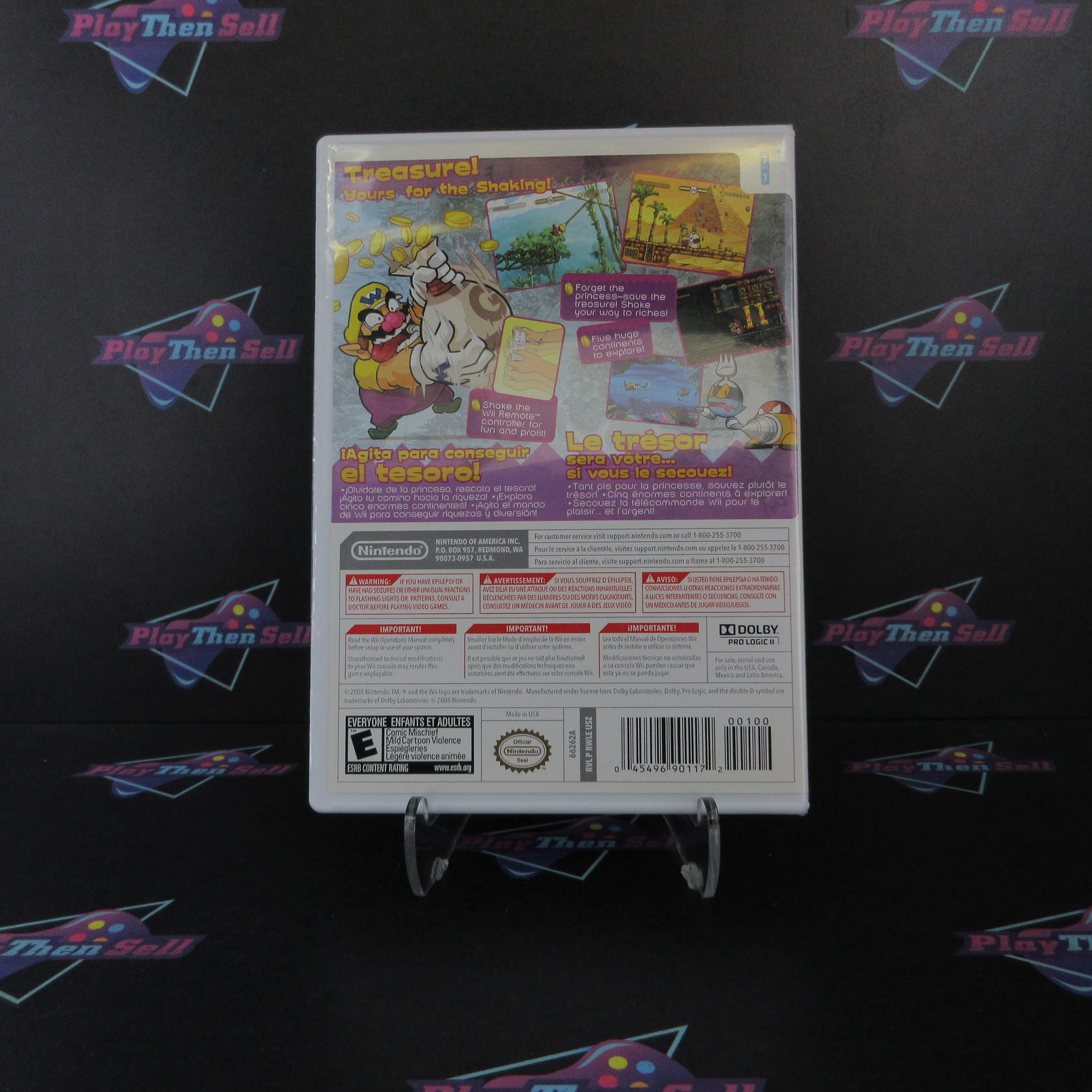 Wario Land Shake It! Nintendo Wii - Very Good