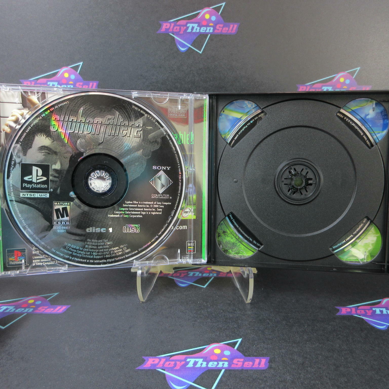 Syphon Filter 2 Greatest Hits PS1 PlayStation 1 - Very Good