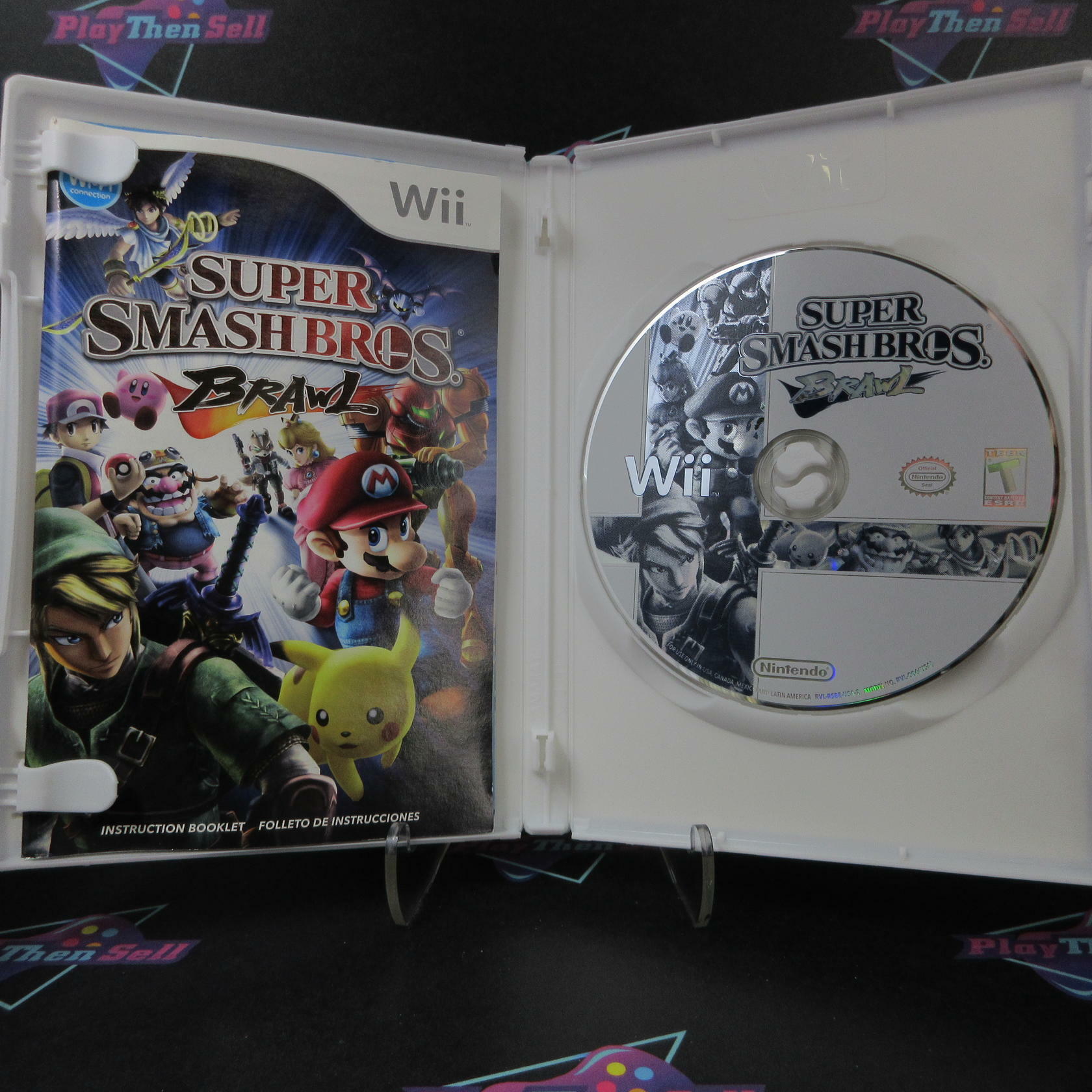 Super Smash Bros Brawl Nintendo Wii Complete - Excellent