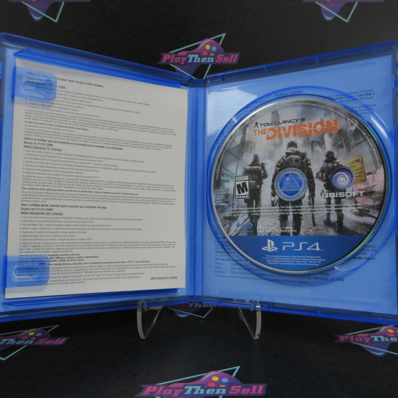 Tom Clancy's The Division PS4 PlayStation 4 Complete - Excellent