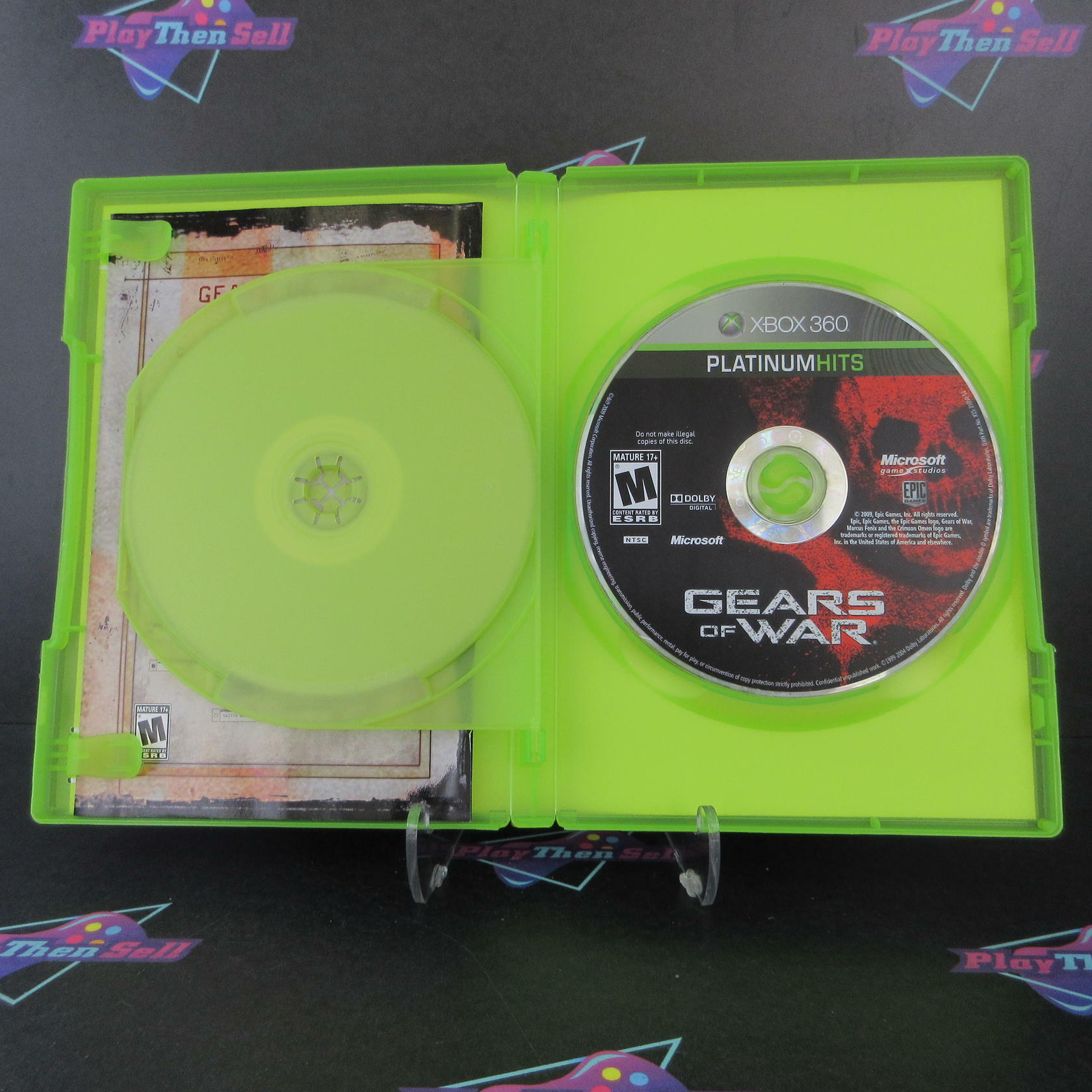 Gears of War Triple Pack Xbox 360 No Insert Complete - Excellent
