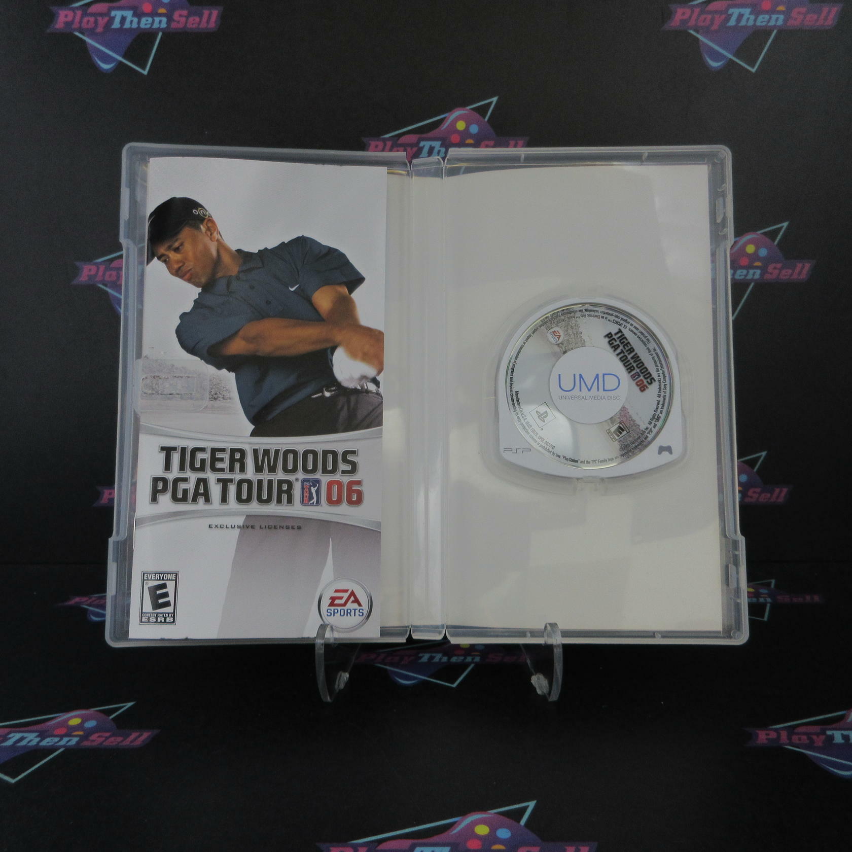 Tiger Woods PGA Tour 2006 Sony PSP AD Complete CIB - Very Good