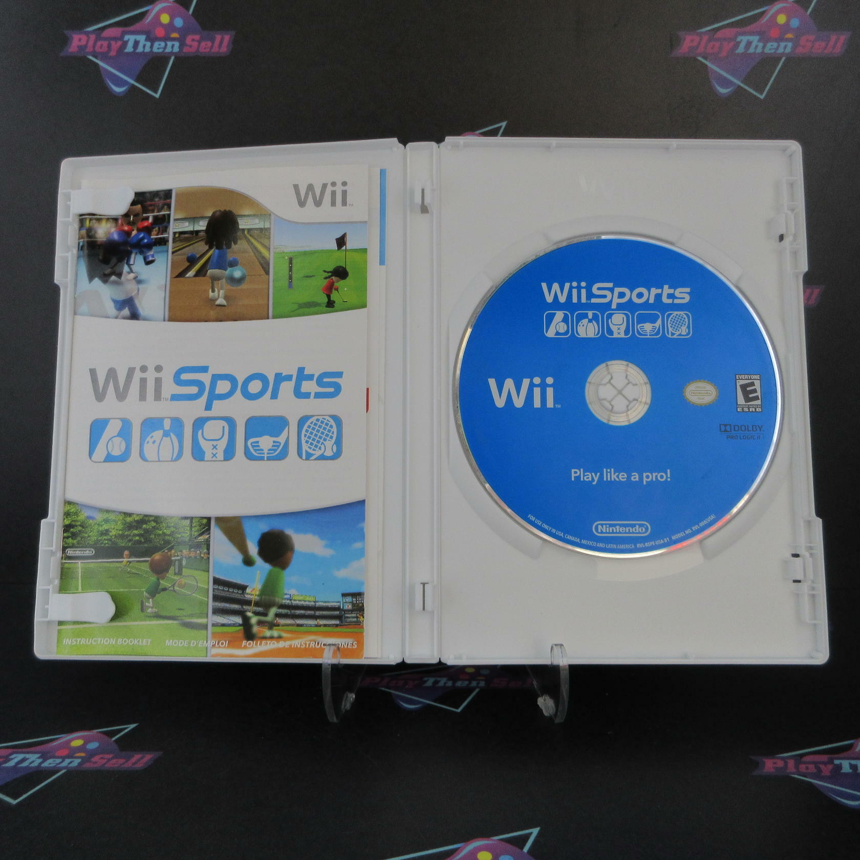 Wii Sports Nintendo Selects Nintendo Wii AD Complete CIB - Very Good