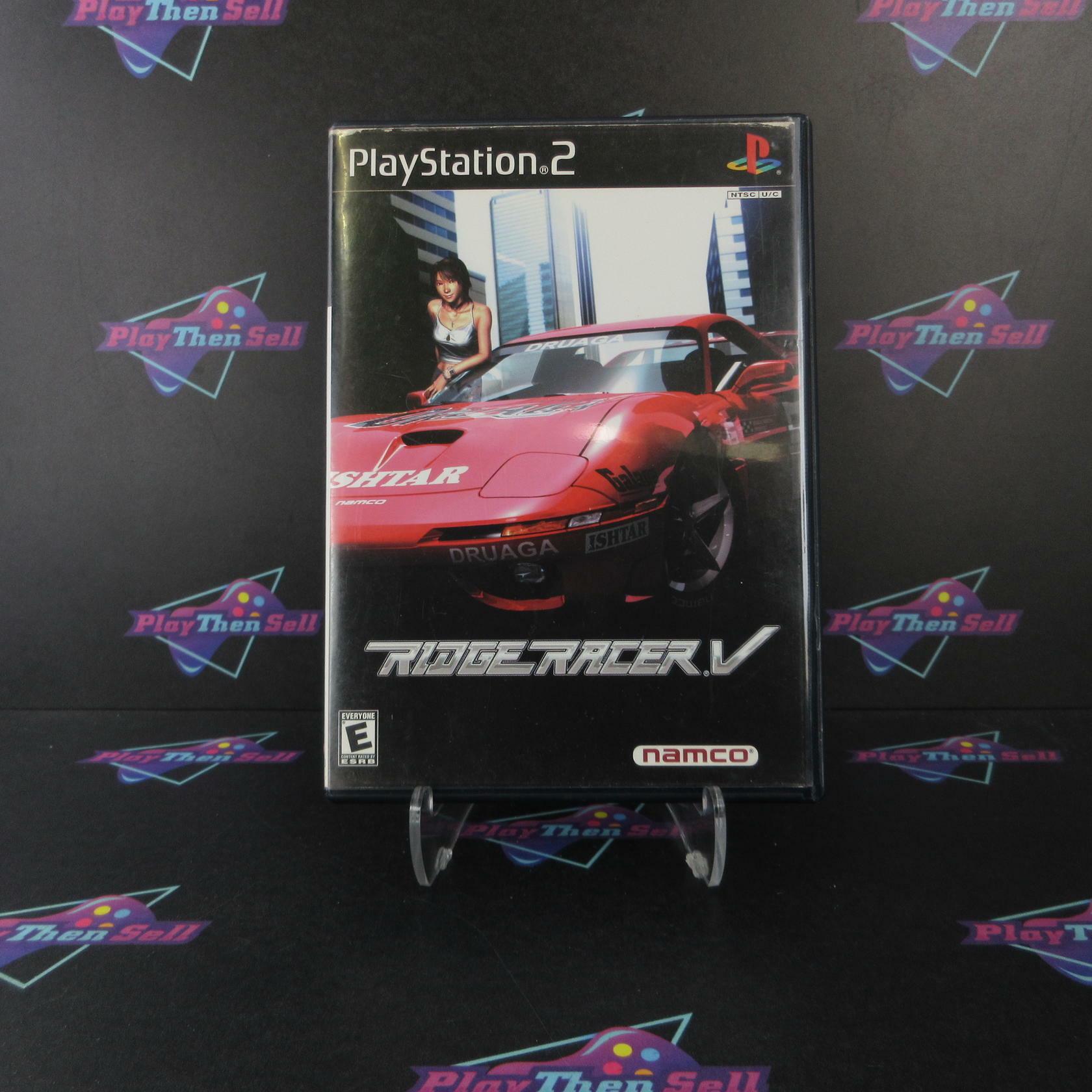 Ridge Racer V PS2 PlayStation 2 AD + Reg Card Complete CIB - Very Good