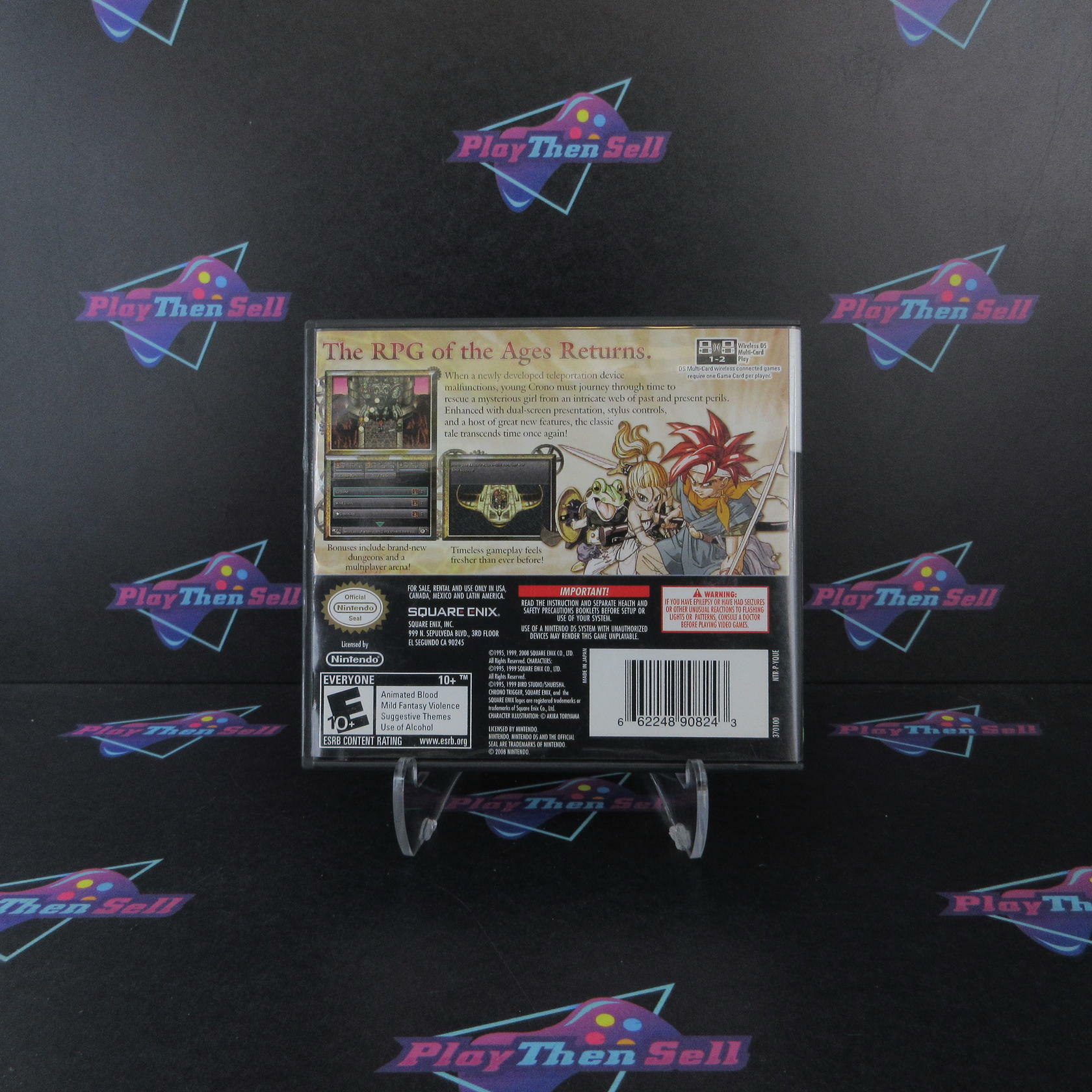 Chrono Trigger Nintendo DS + Poster - Very Good