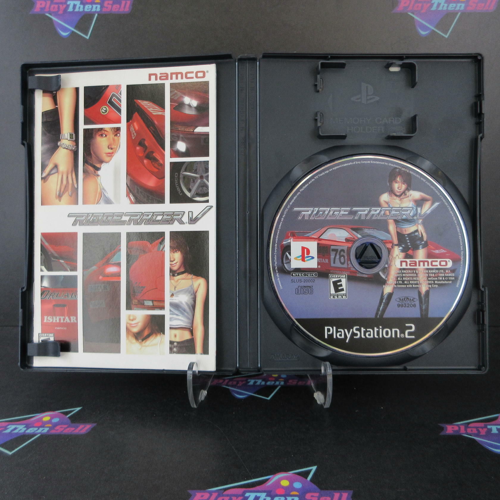 Ridge Racer V PS2 PlayStation 2 AD + Reg Card Complete CIB - Very Good