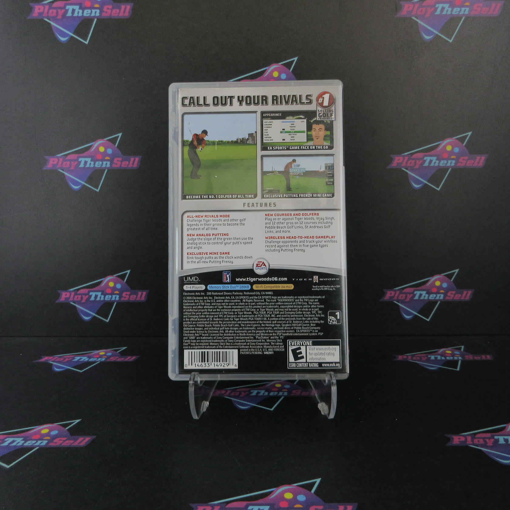 Tiger Woods PGA Tour 2006 Sony PSP AD Complete CIB - Very Good