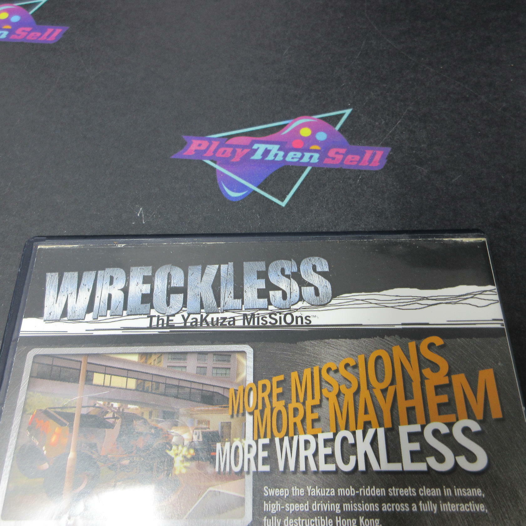 Wreckless The Yakuza Missions PS2 PlayStation 2 AD/DD + Reg Card Complete CIB - Very Good