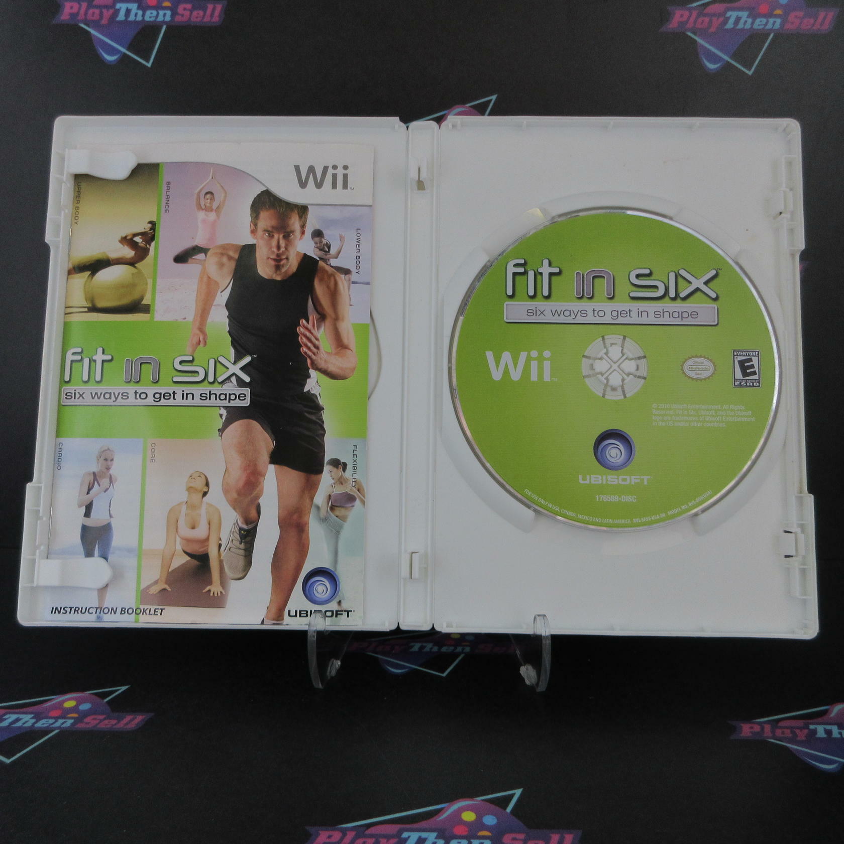 Fit in Six Nintendo Wii AD Complete CIB - Very Good