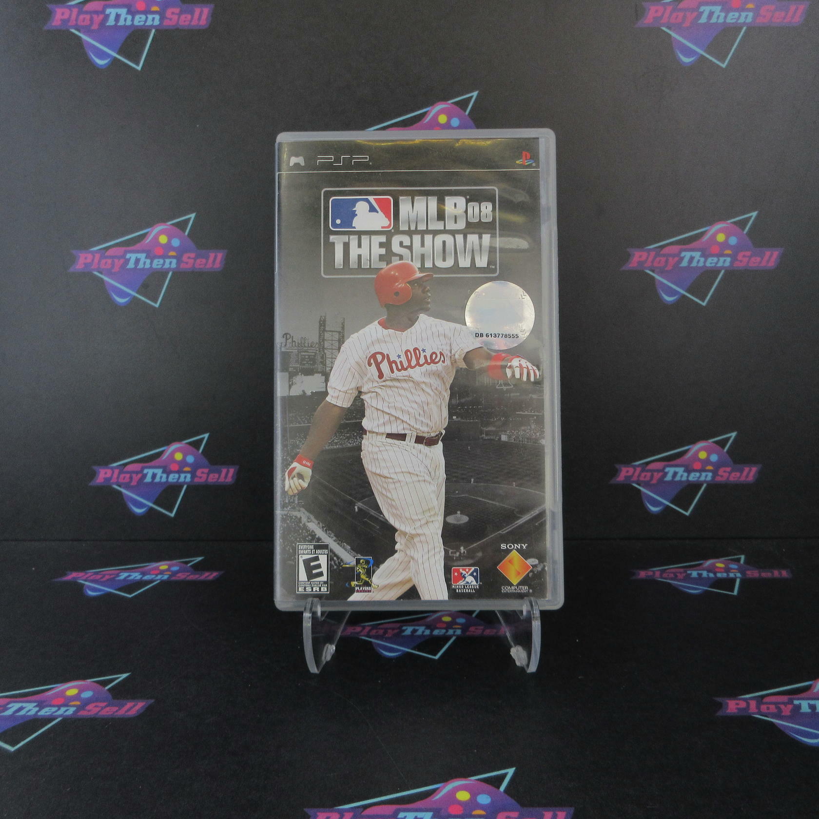 MLB 08 The Show Sony PSP Clear UMD AD/MD Complete CIB - Very Good