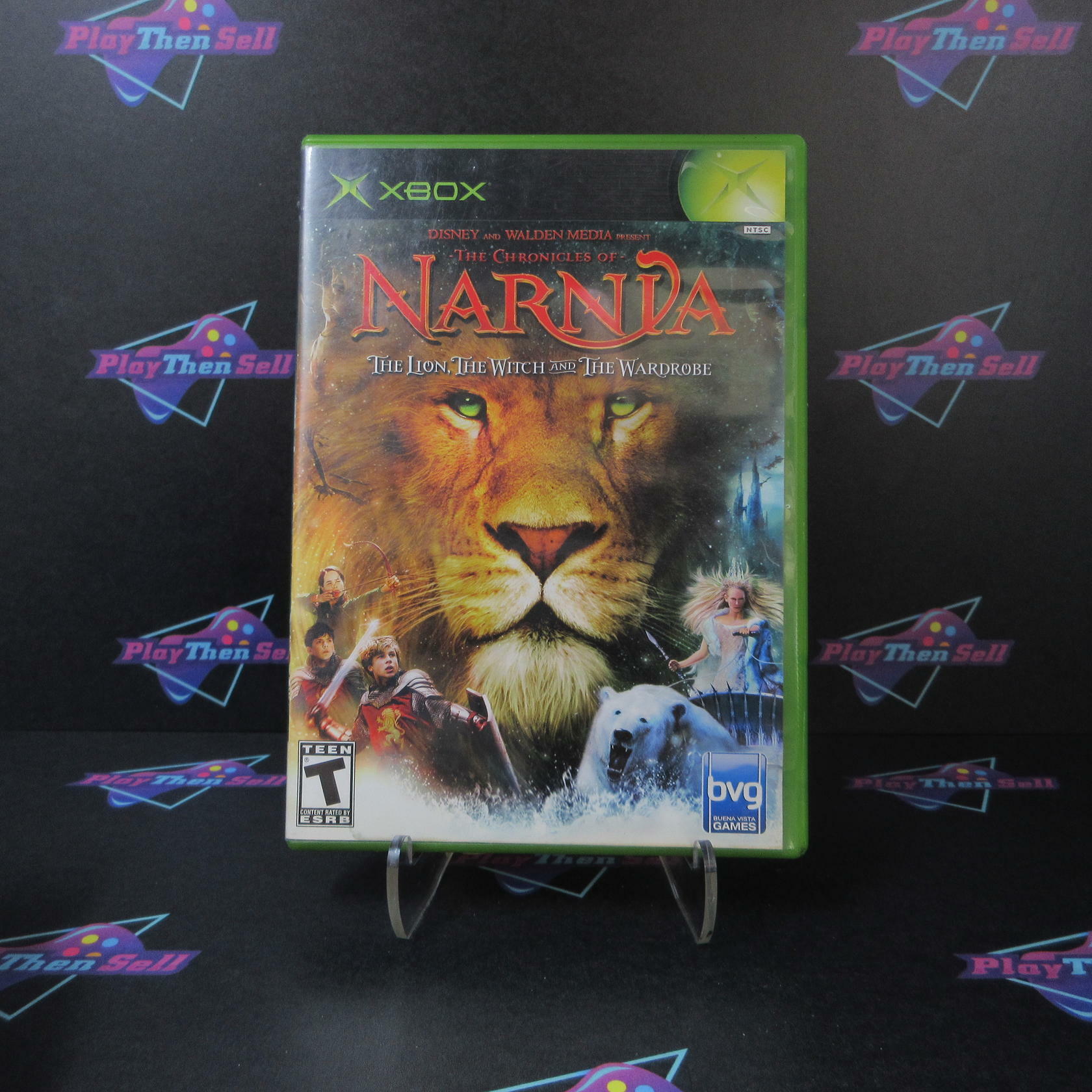 Chronicles of Narnia The Lion The Witch and The Wardrobe Xbox AD + Reg Card - Very Good