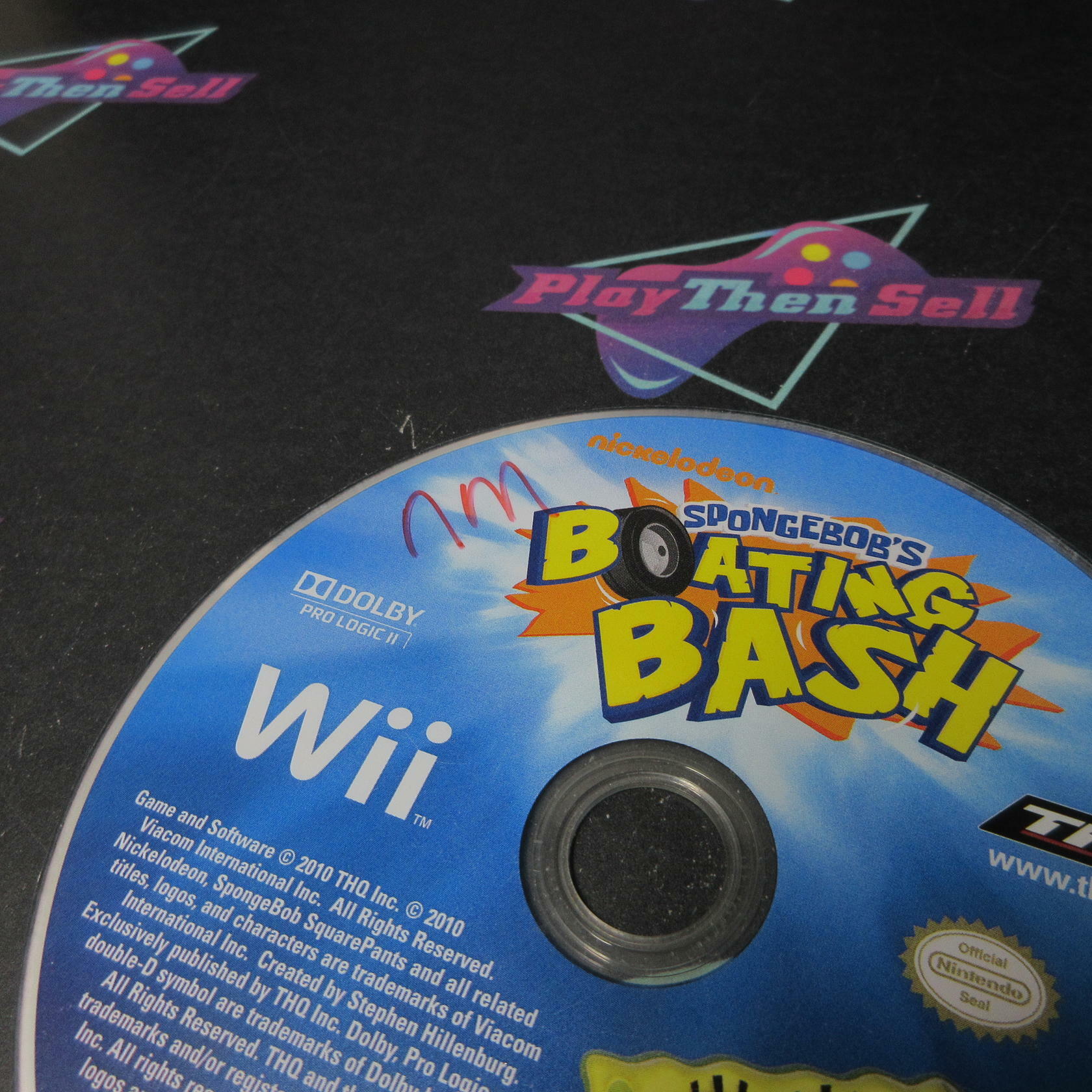 Spongebob Boating Bash Nintendo Wii AD/DD/NM - Very Good