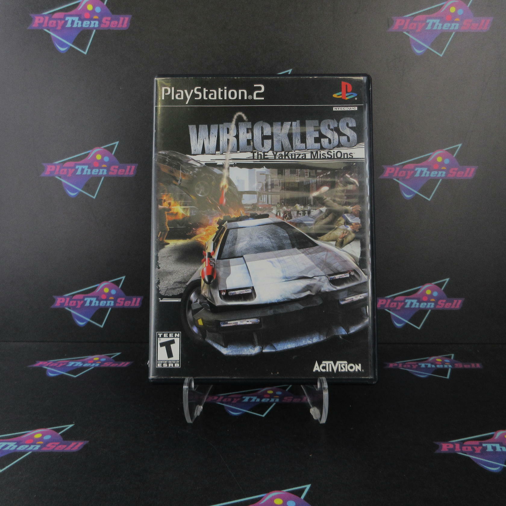 Wreckless The Yakuza Missions PS2 PlayStation 2 AD/DD + Reg Card Complete CIB - Very Good