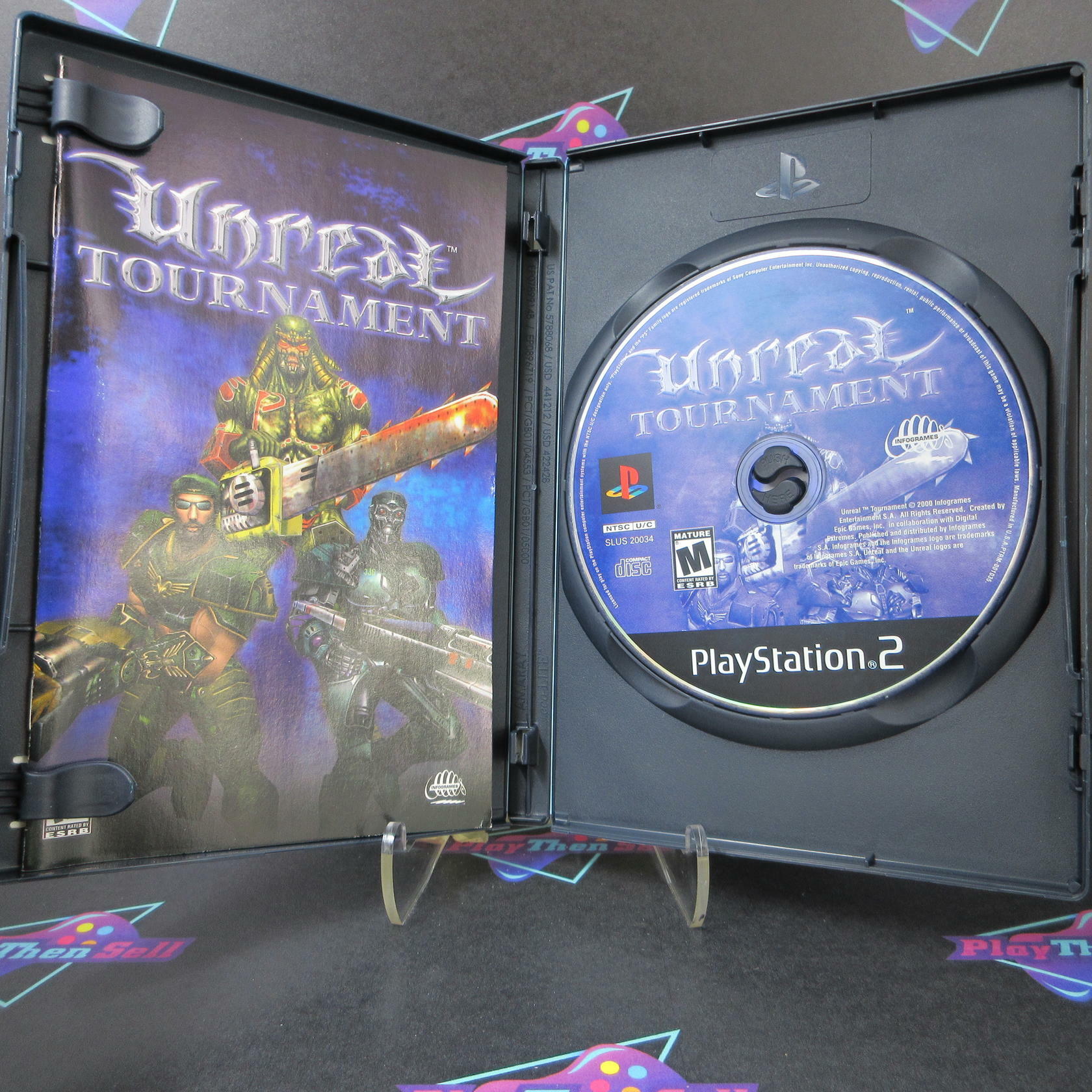 Unreal Tournament PS2 PlayStation 2 AD Complete CIB - Very Good