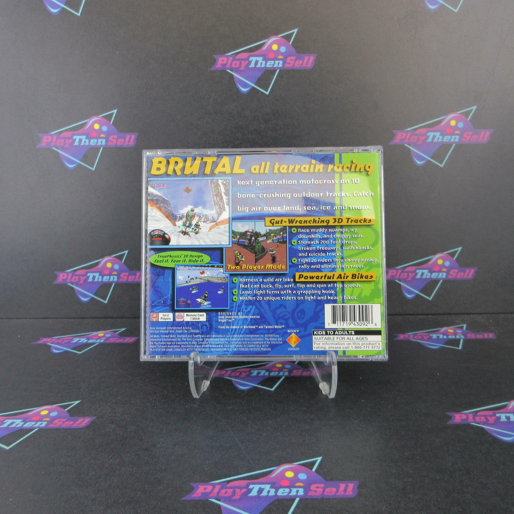Jet Moto PS1 PlayStation 1 - Very Good