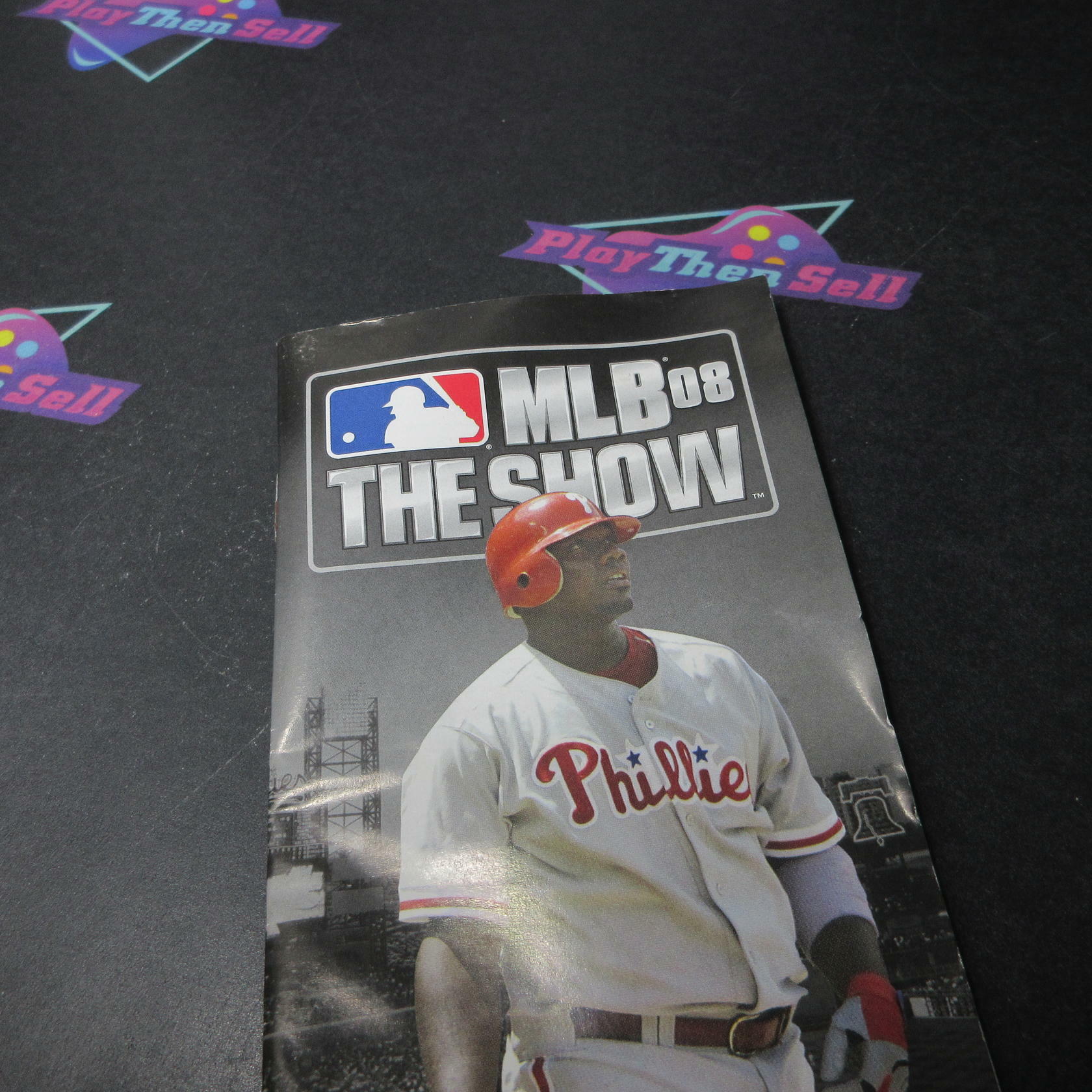 MLB 08 The Show Sony PSP Clear UMD AD/MD Complete CIB - Very Good