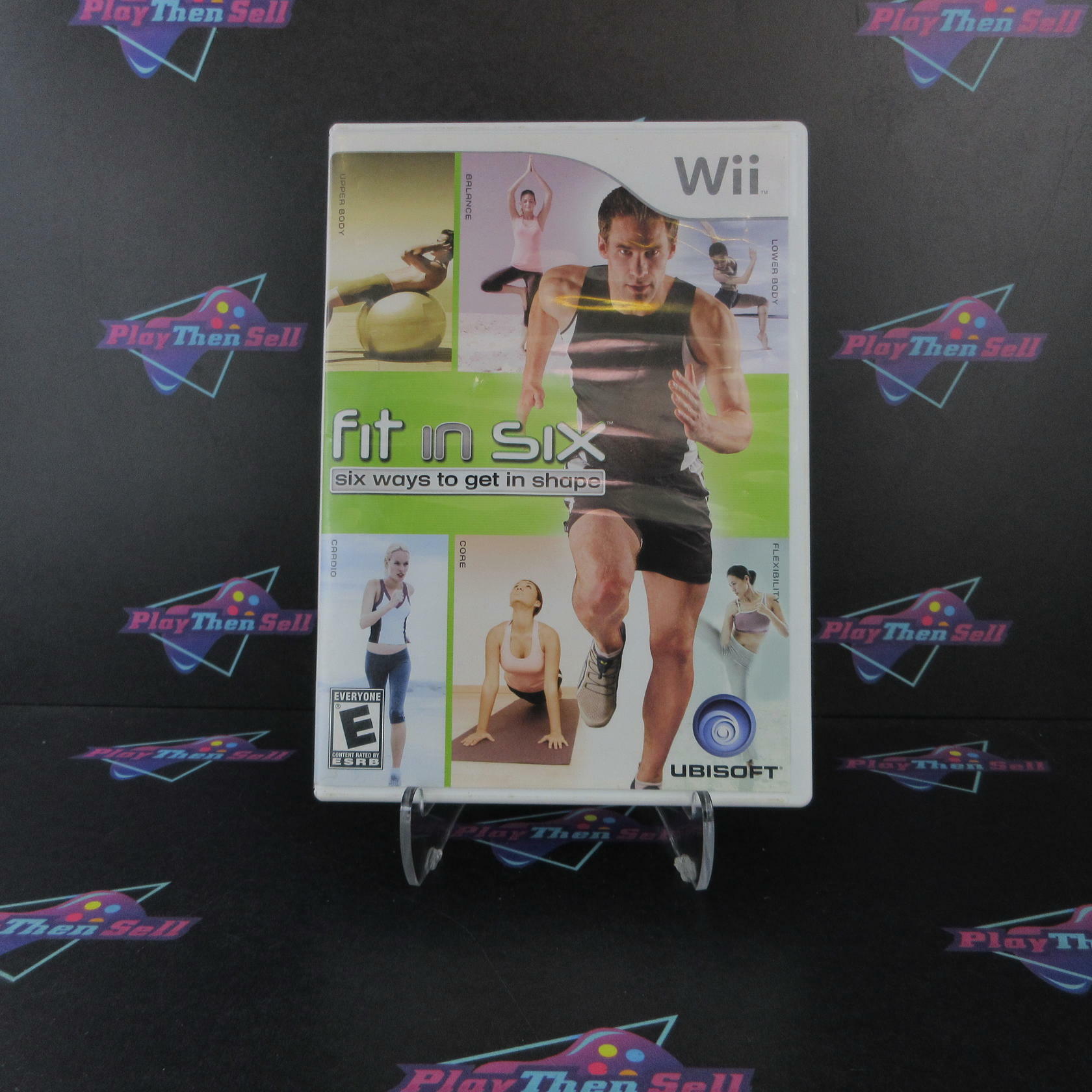 Fit in Six Nintendo Wii AD Complete CIB - Very Good