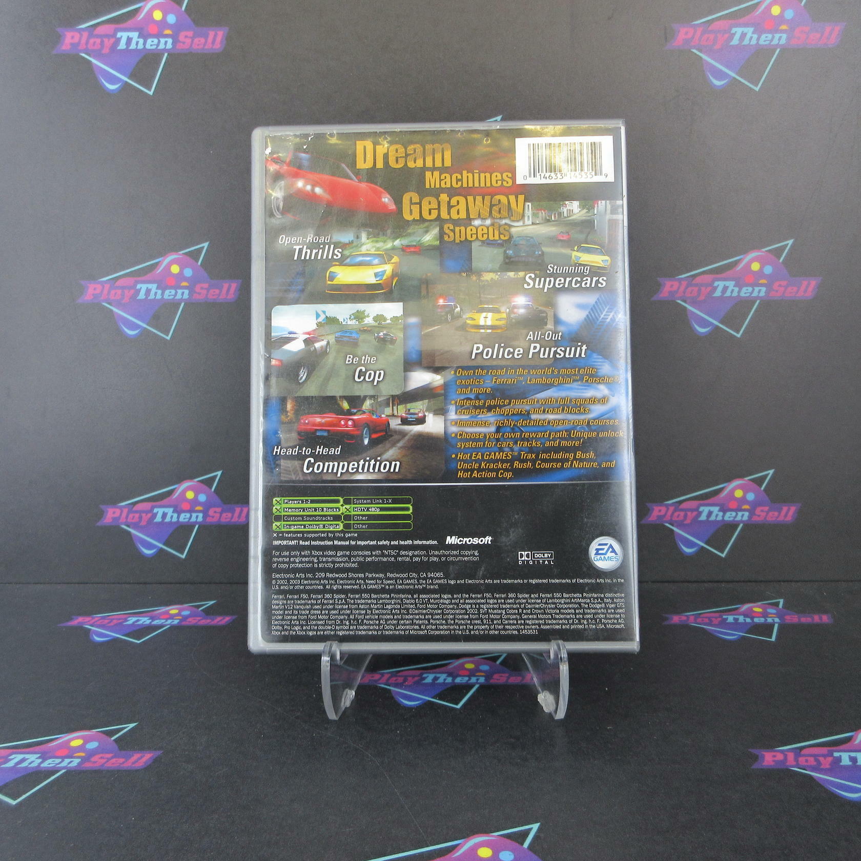 Need for Speed Hot Pursuit 2 PH Xbox AD/MD Complete CIB - Very Good
