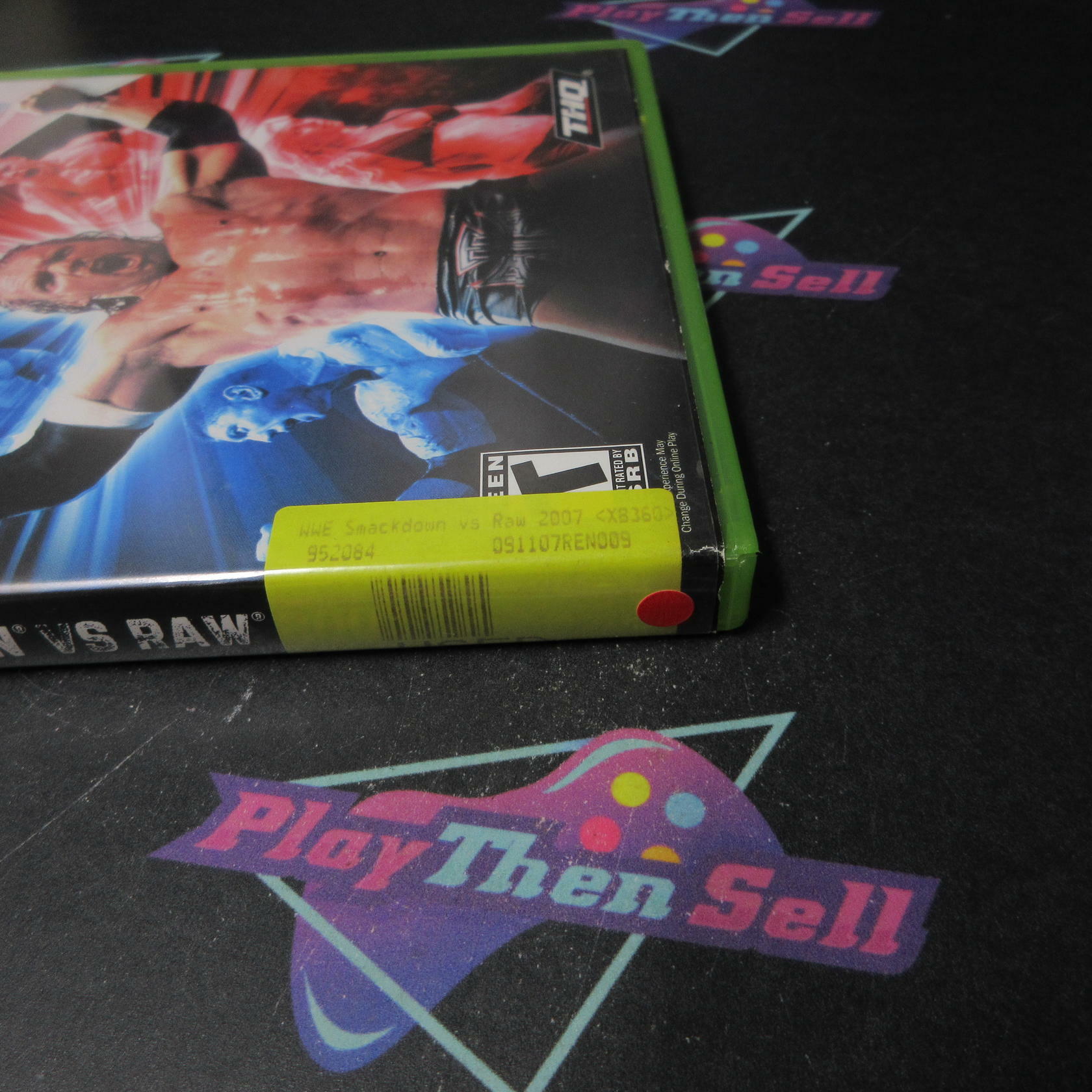 WWE Smackdown vs. Raw 2007 Xbox 360 AD Complete CIB - Very Good
