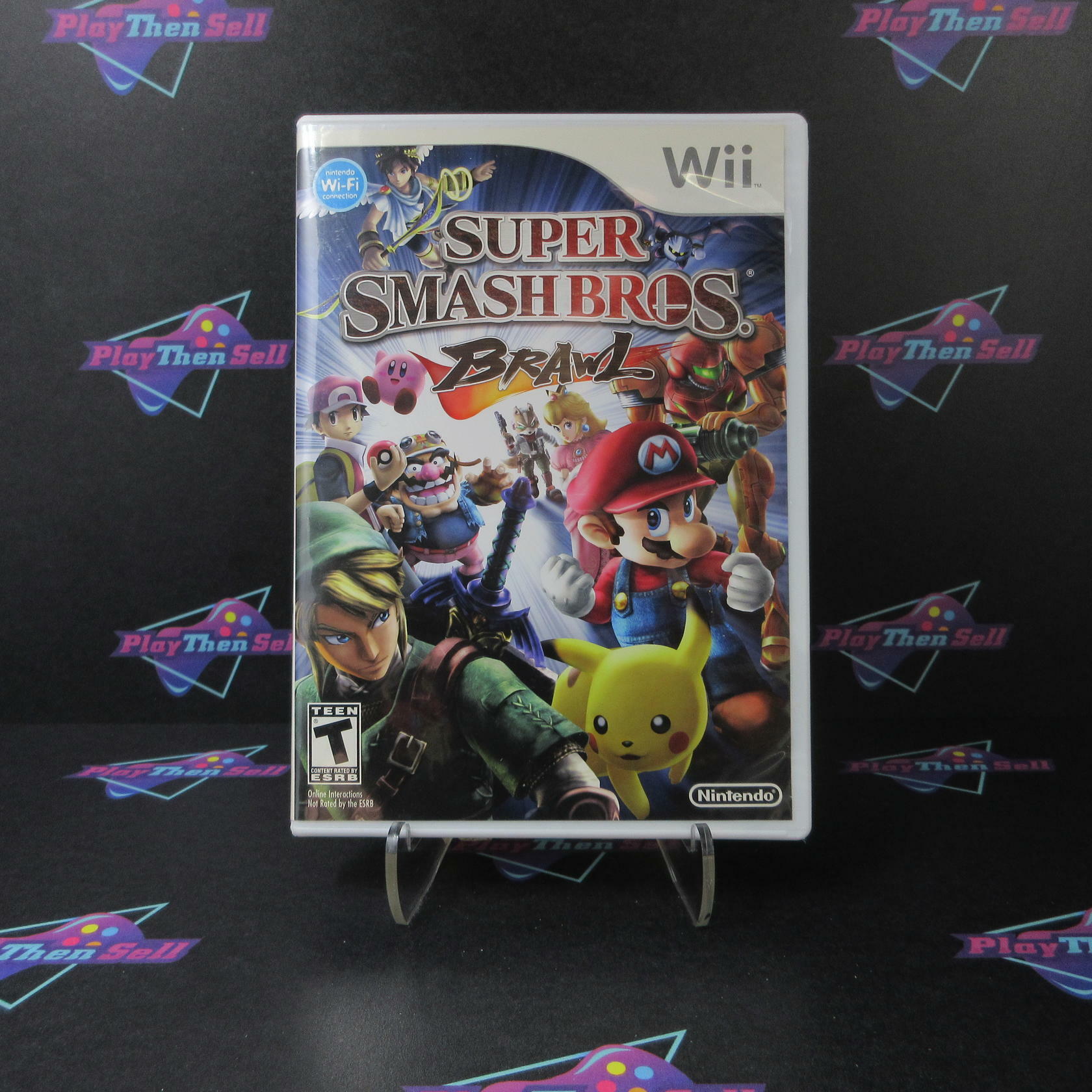 Super Smash Bros Brawl Nintendo Wii Complete - Excellent