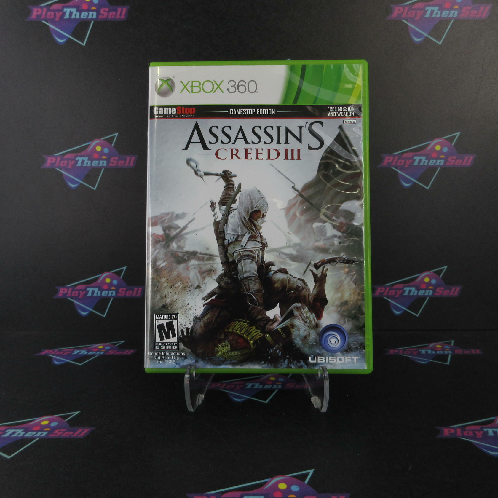 Assassin's Creed 3 GameStop Edition Xbox 360 Complete - Excellent