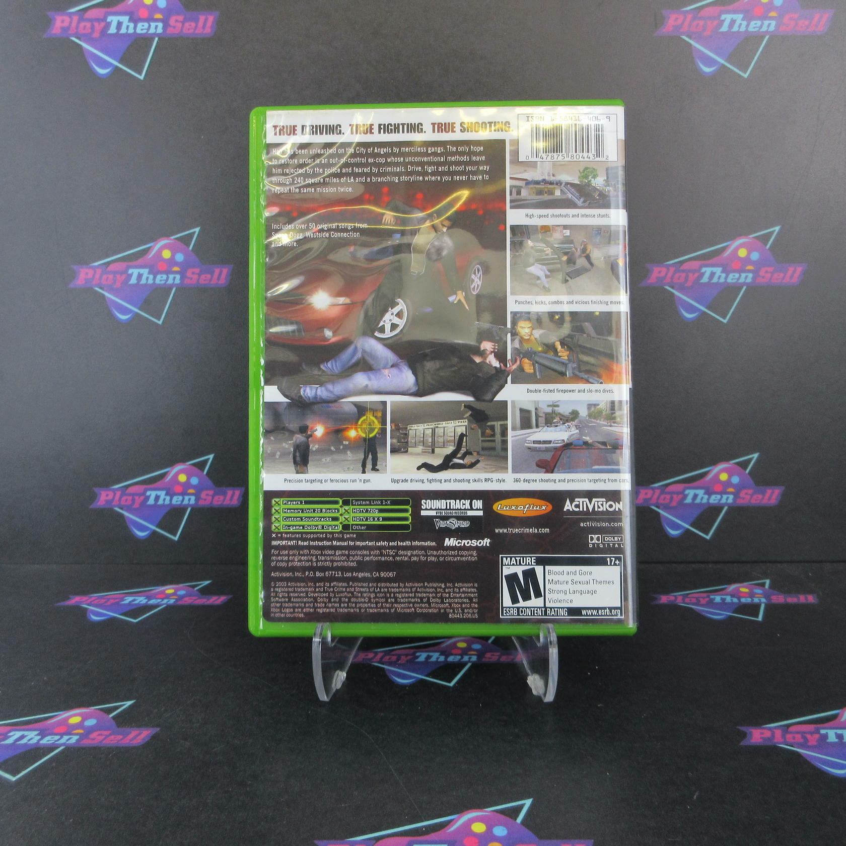 True Crime Streets of LA Xbox Complete - Refurbished