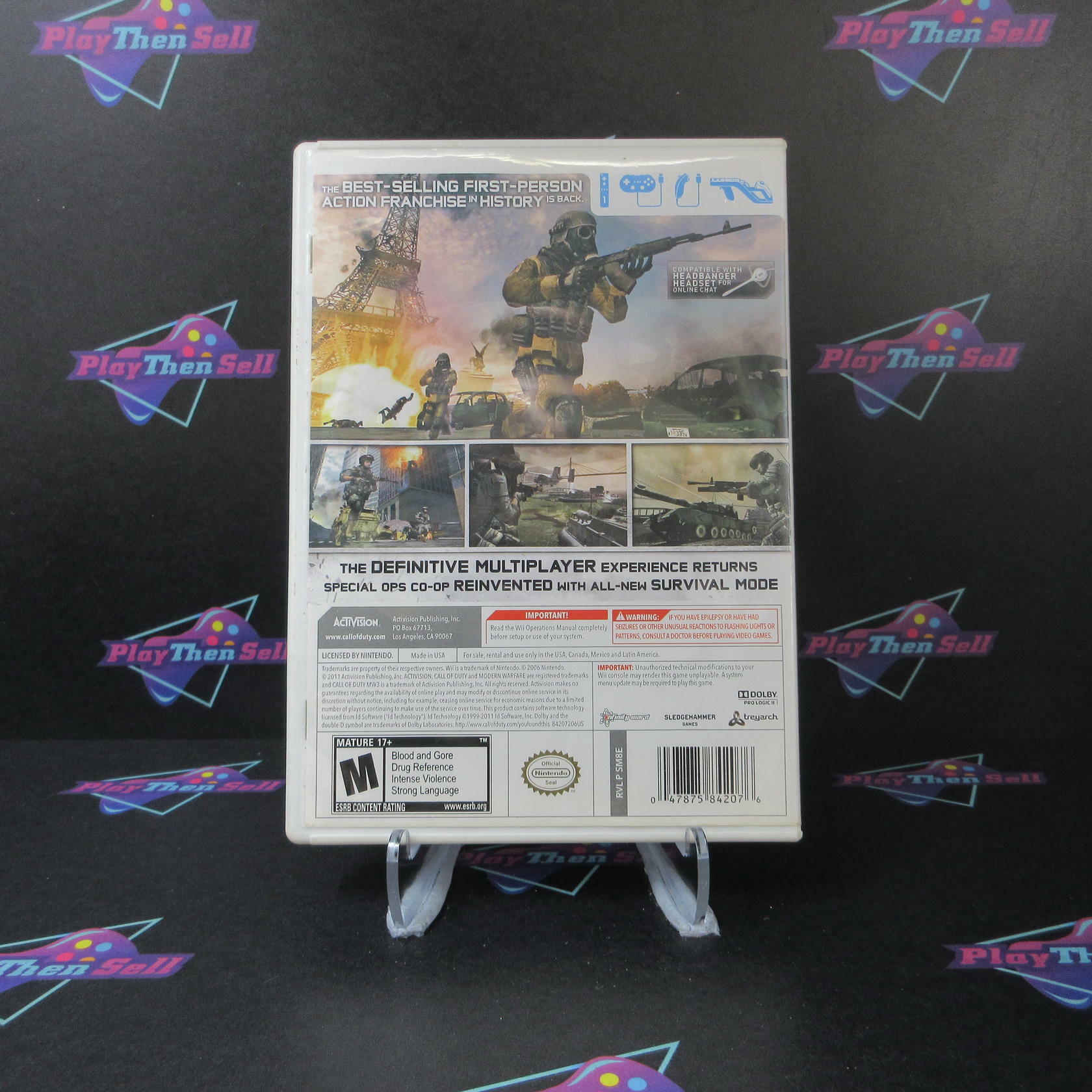 Call of Duty Modern Warfare 3 - Nintendo Wii - Very Good