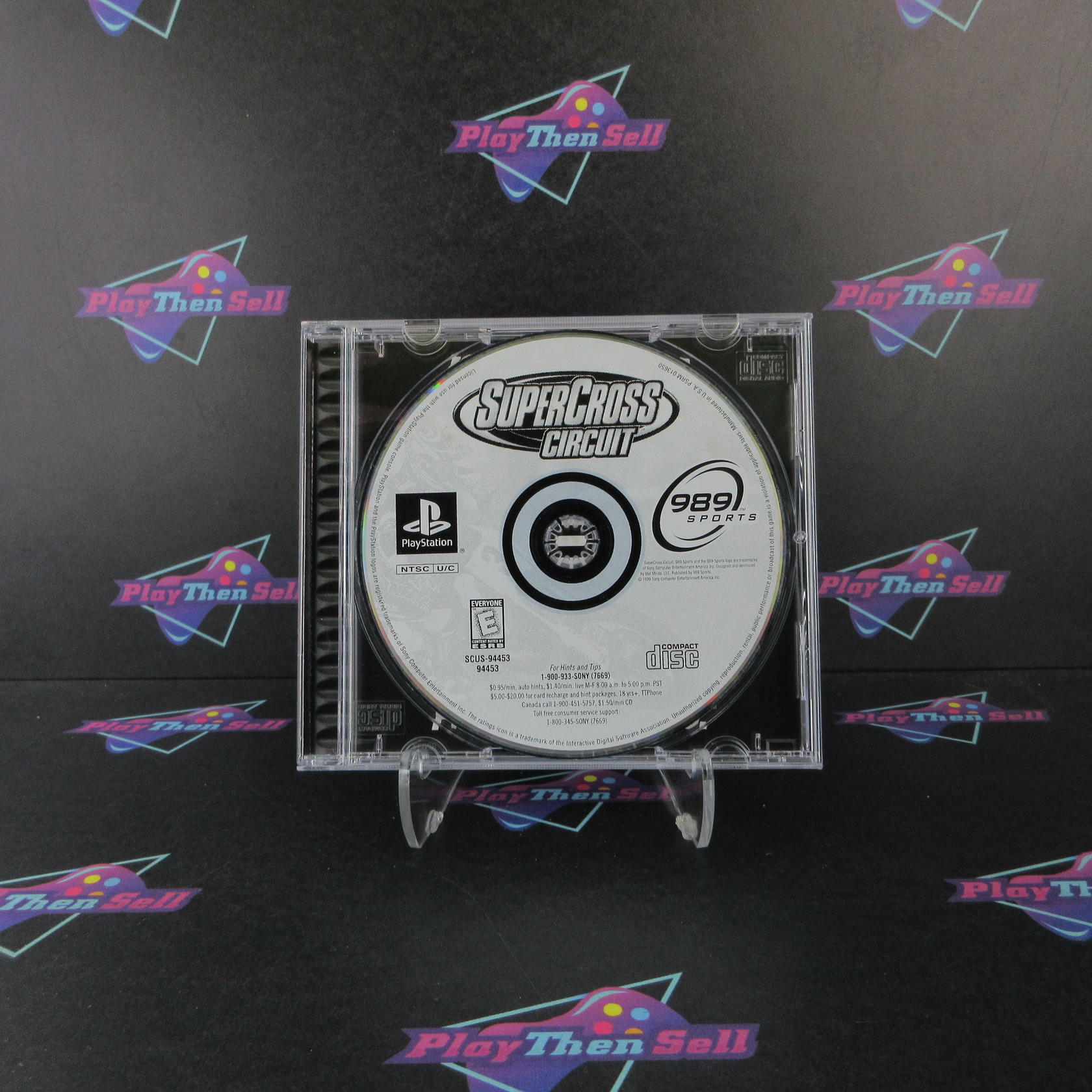 SuperCross Circuit PS1 PlayStation 1 - Very Good