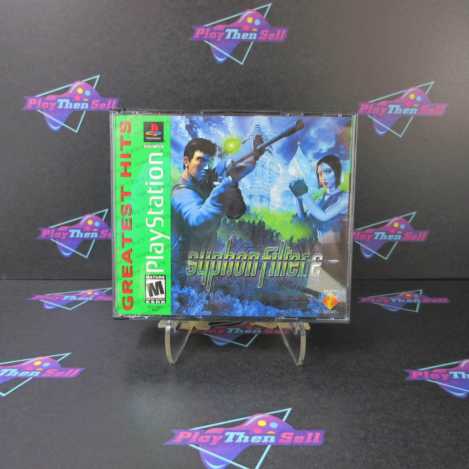 Syphon Filter 2 Greatest Hits PS1 PlayStation 1 - Very Good