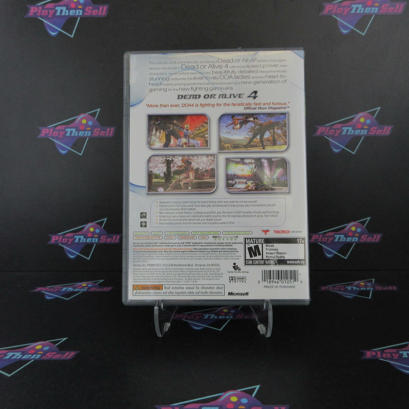 Dead or Alive 4 Xbox 360 PH - Very Good