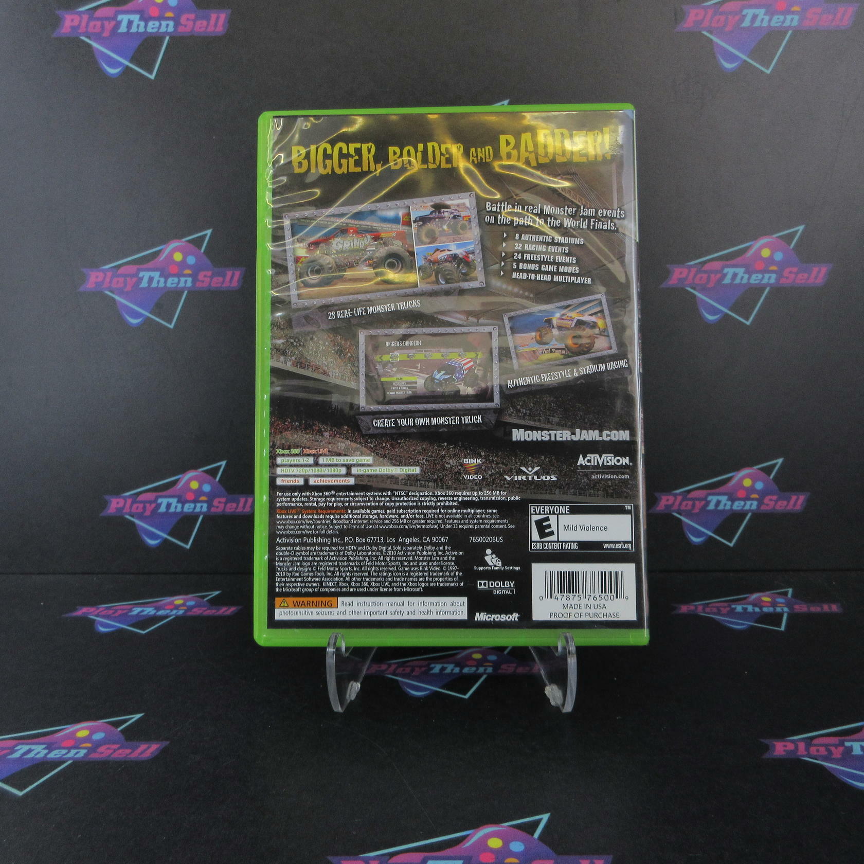 Monster Jam 3 Path of Destruction Xbox 360 - Very Good