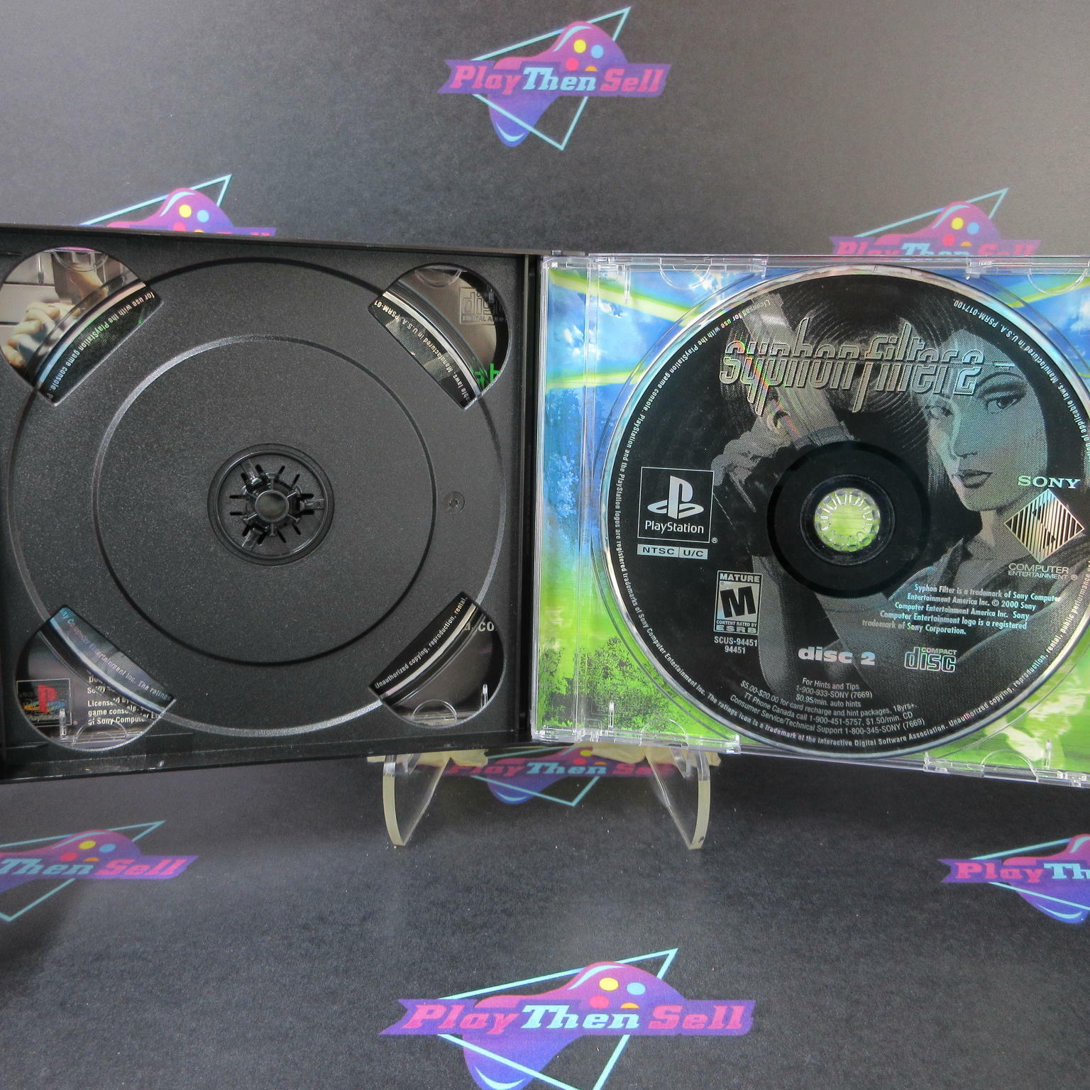 Syphon Filter 2 Greatest Hits PS1 PlayStation 1 - Very Good