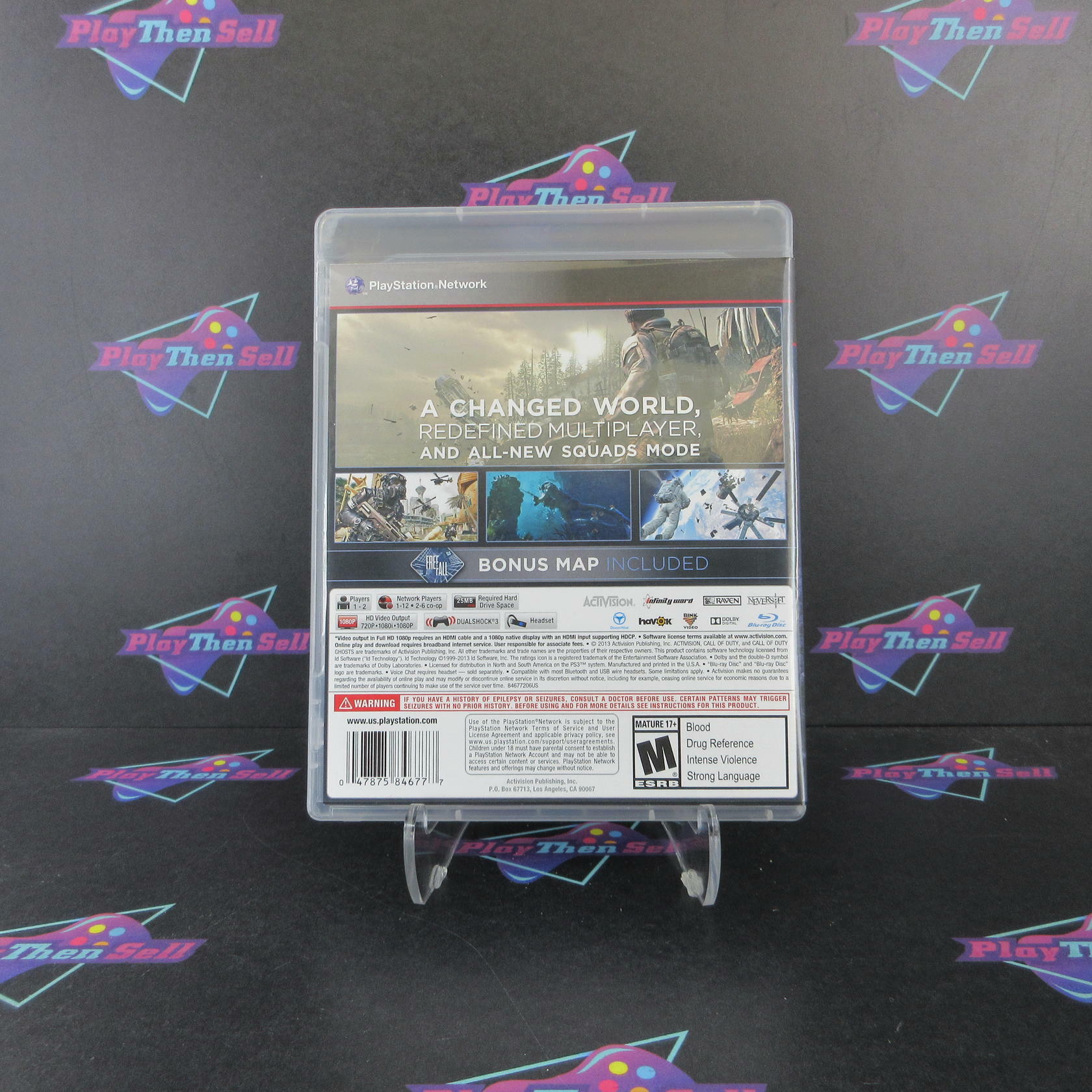 Call of Duty Ghosts PS3 PlayStation 3 Complete - Excellent