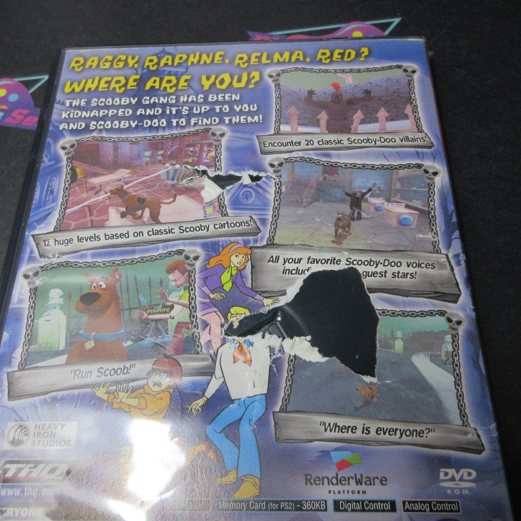 Scooby-Doo Night of 100 Frights GH PS2 PlayStation 2 AD/MD Complete CIB - Very Good