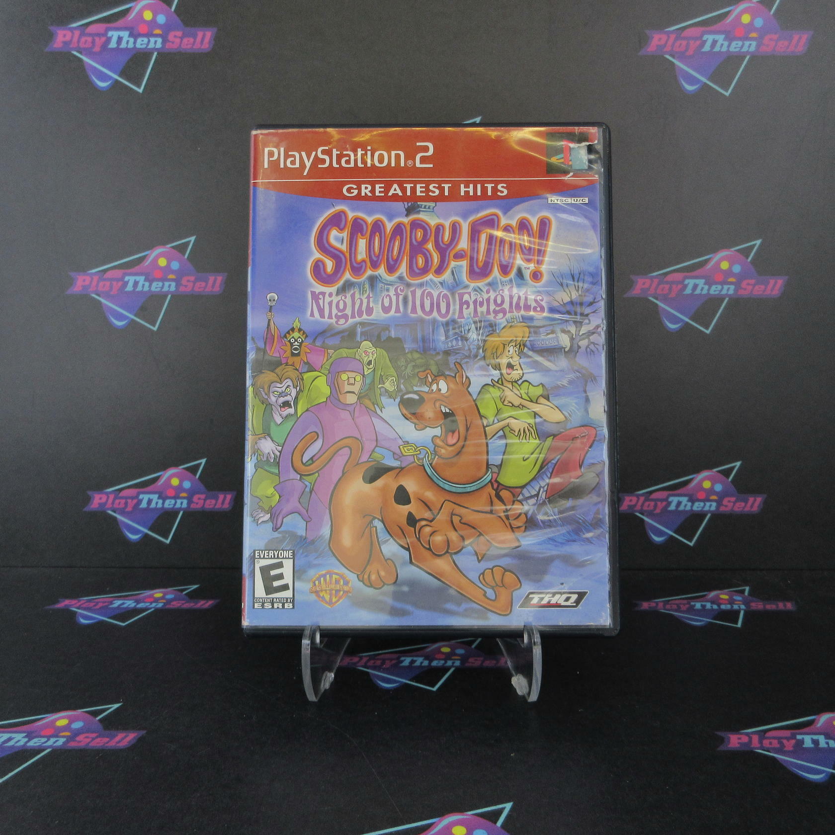 Scooby-Doo Night of 100 Frights GH PS2 PlayStation 2 AD/MD Complete CIB - Very Good