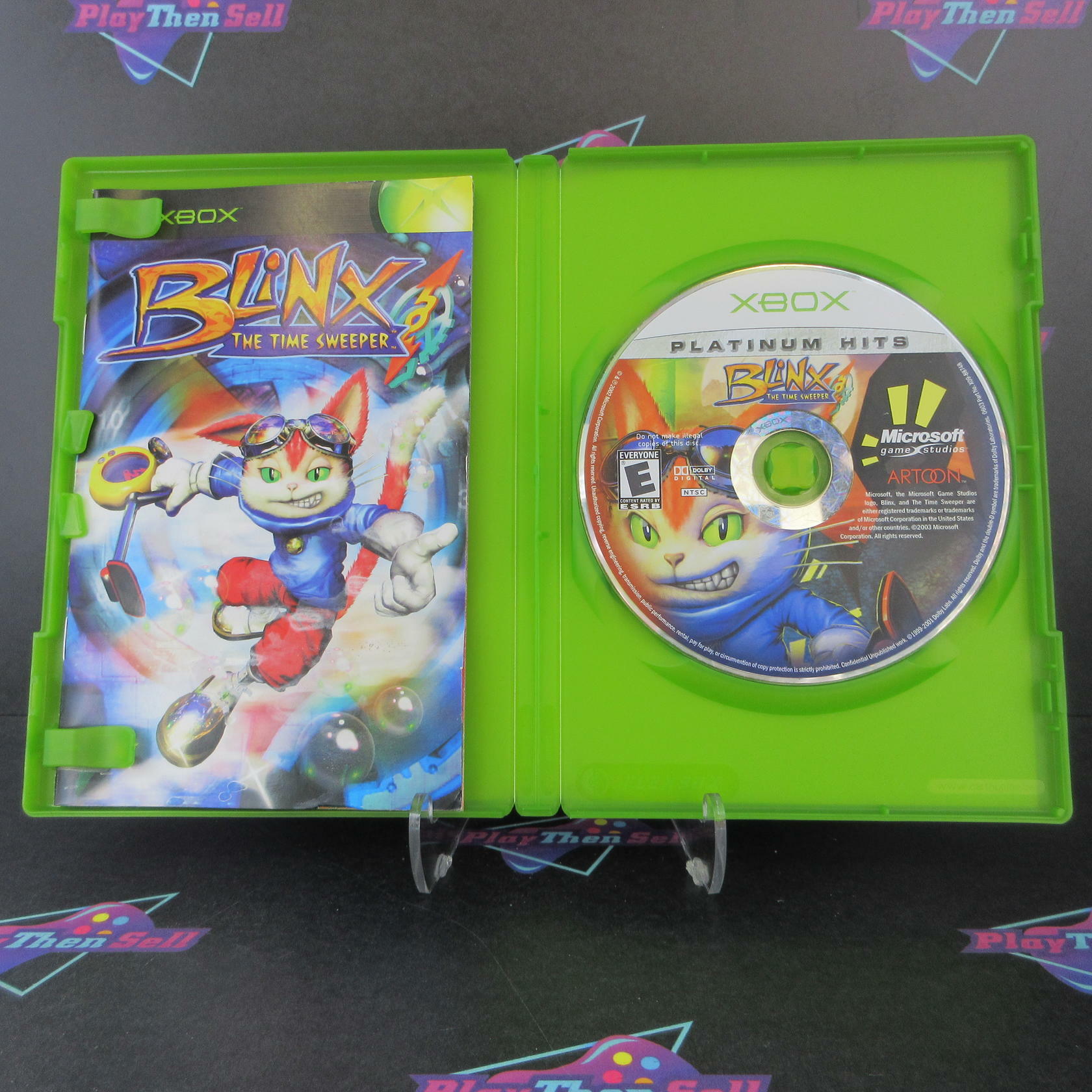 Blinx The Time Sweeper Xbox PH MD Complete CIB - Very Good