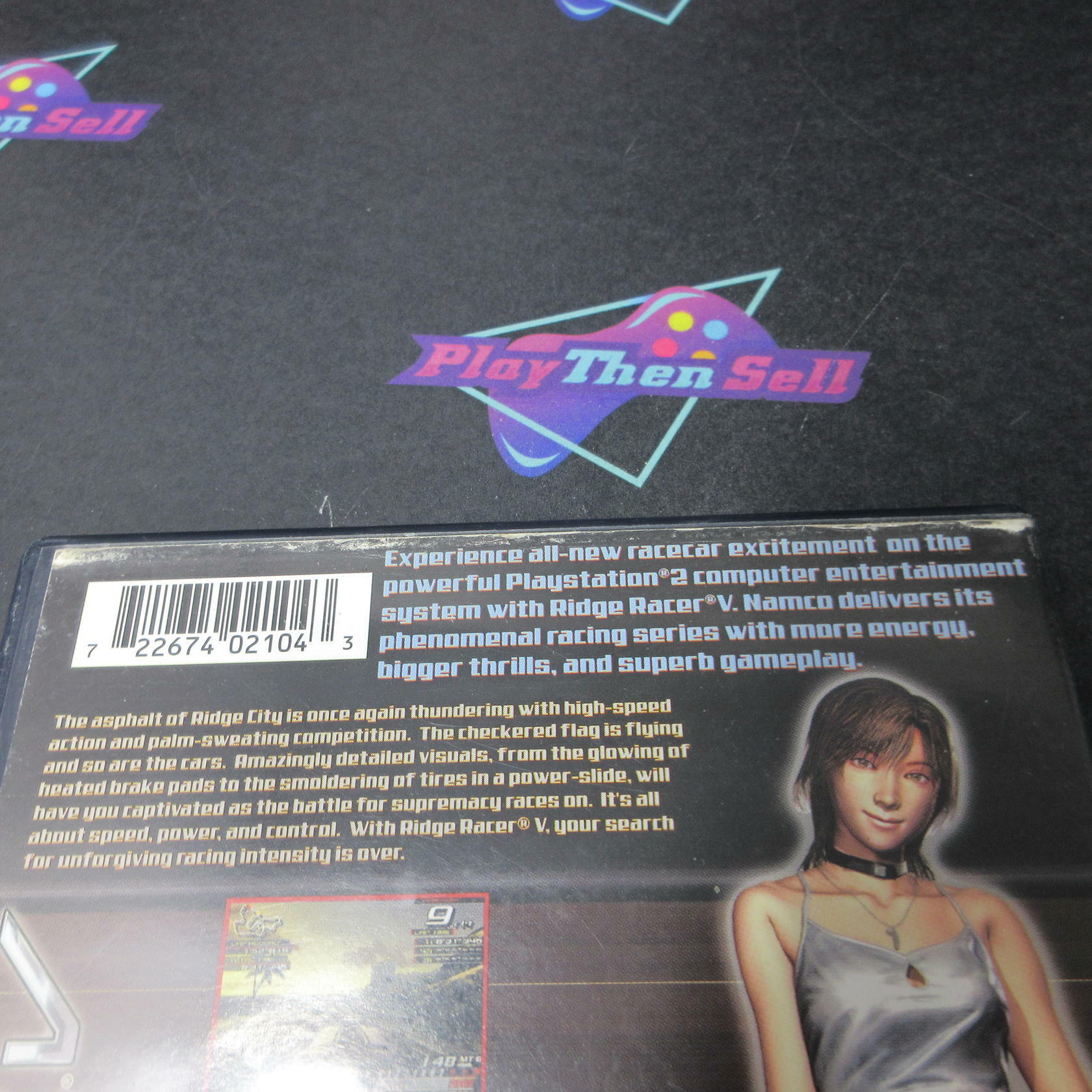 Ridge Racer V PS2 PlayStation 2 AD + Reg Card Complete CIB - Very Good