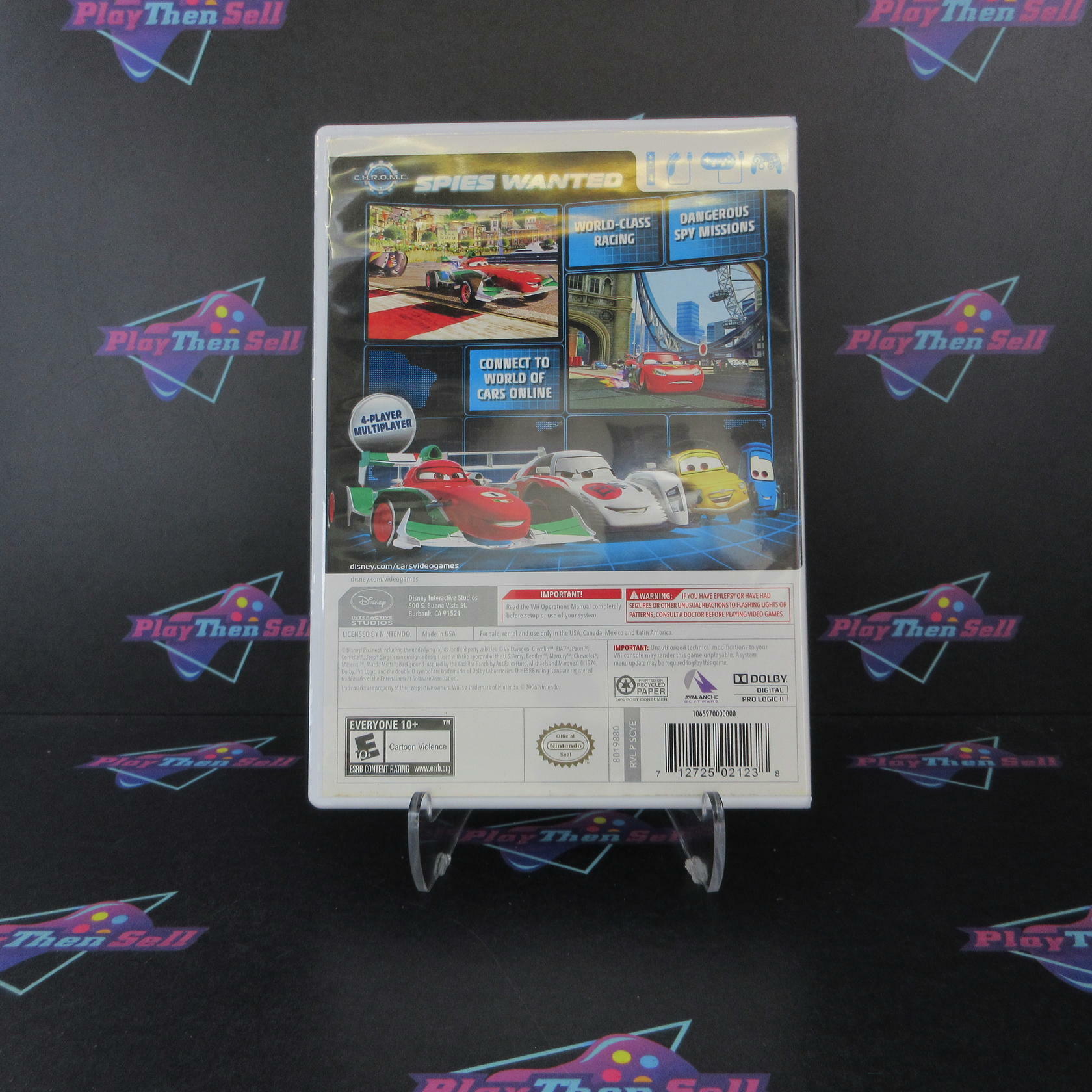 Cars 2 The Video Game Nintendo Wii AD/NM - Very Good