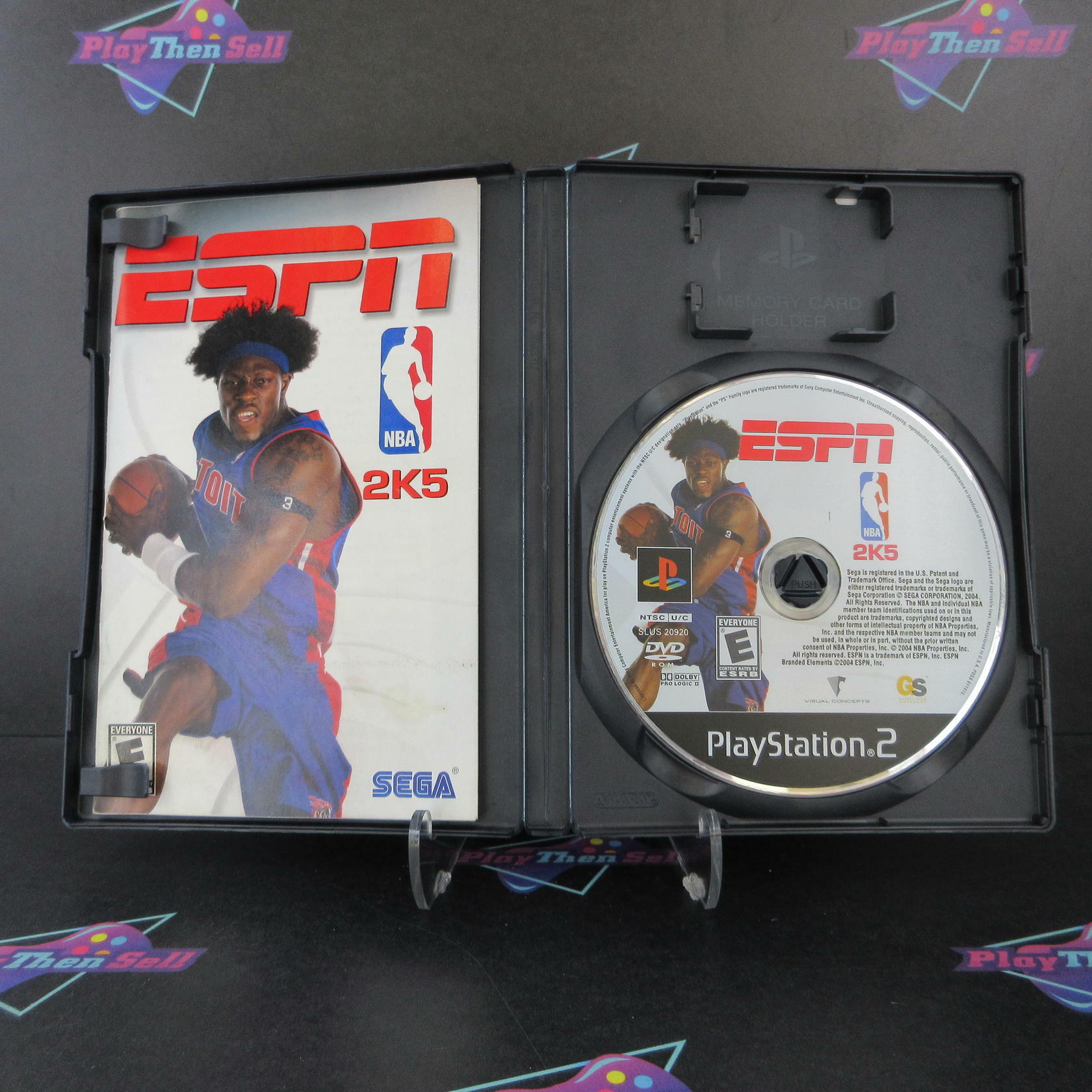 ESPN NBA 2K5 PS2 PlayStation 2 AD/MD Complete CIB - Very Good