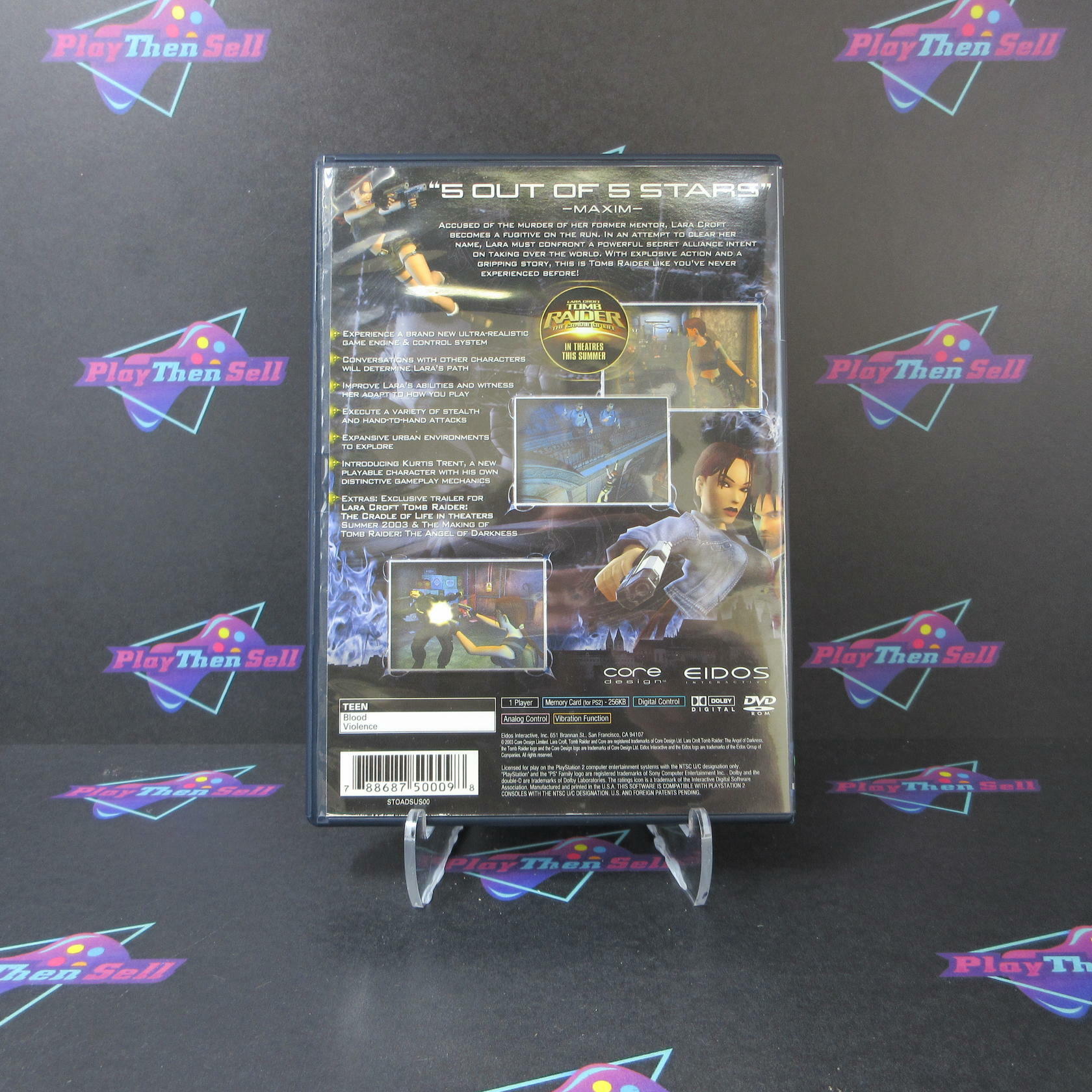 Lara Croft Tomb Raider The  Angel Of Darkness PS2 PlayStation 2 - Very Good
