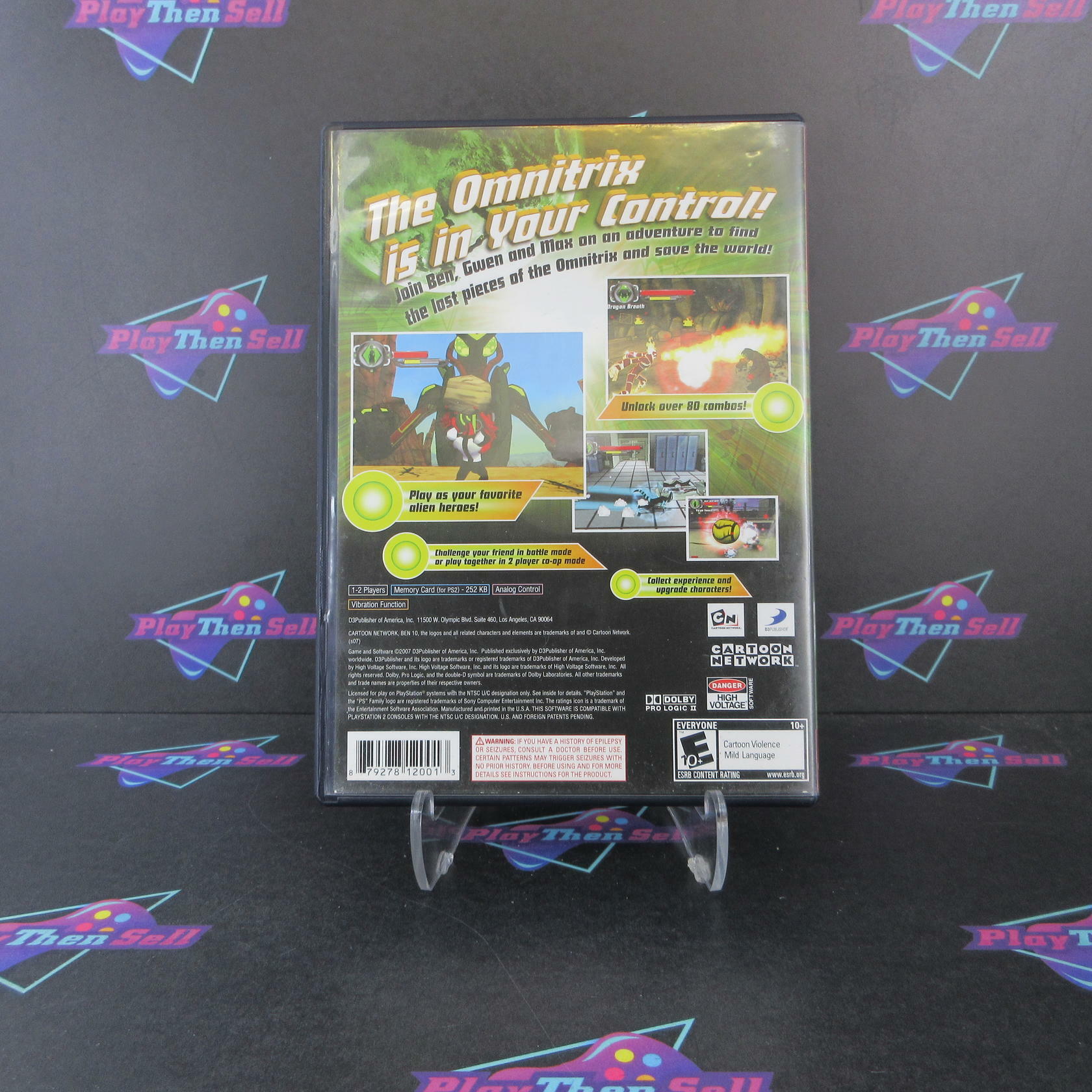 Ben 10 Protector of Earth PS2 PlayStation 2 GH AD Complete CIB - Very Good