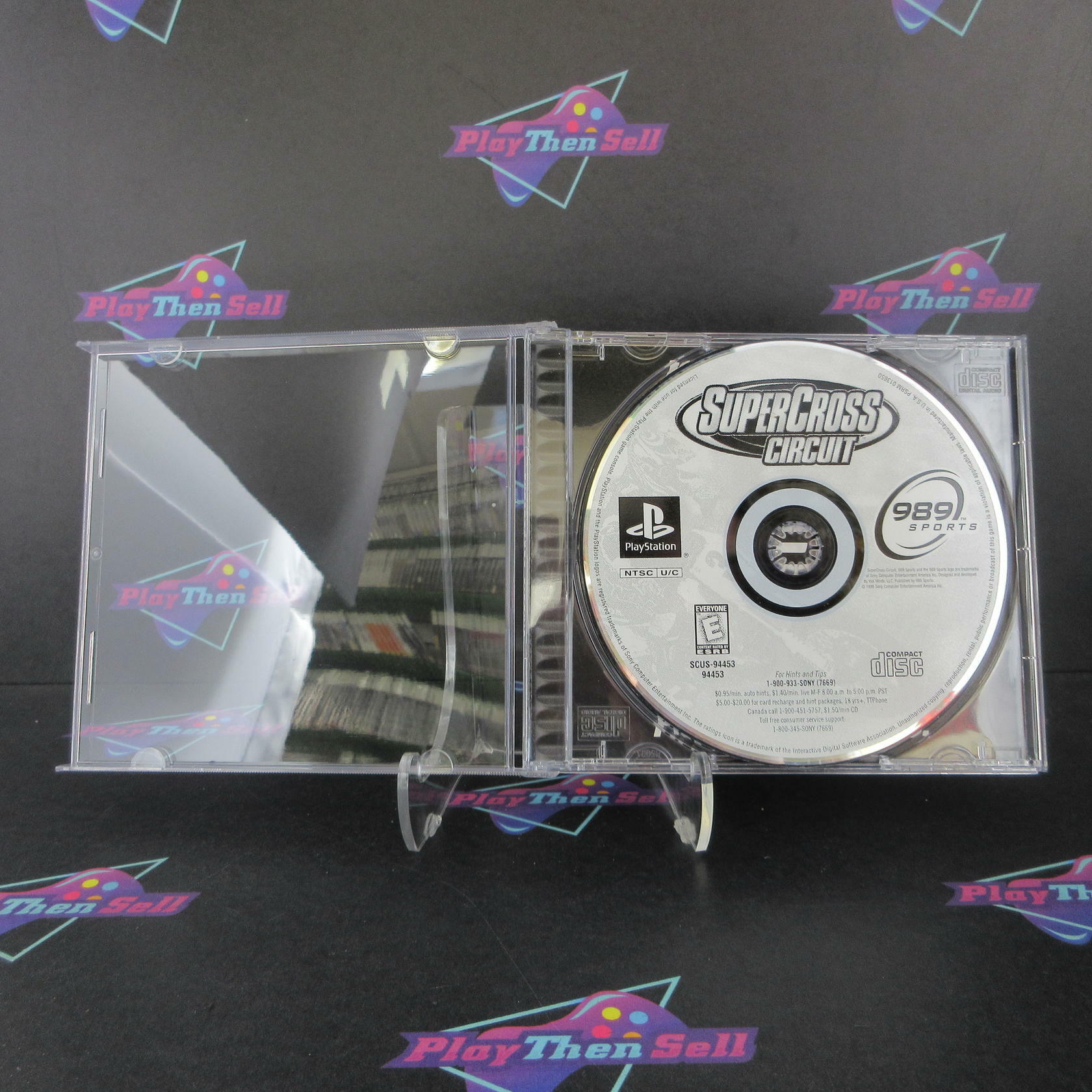 SuperCross Circuit PS1 PlayStation 1 - Very Good