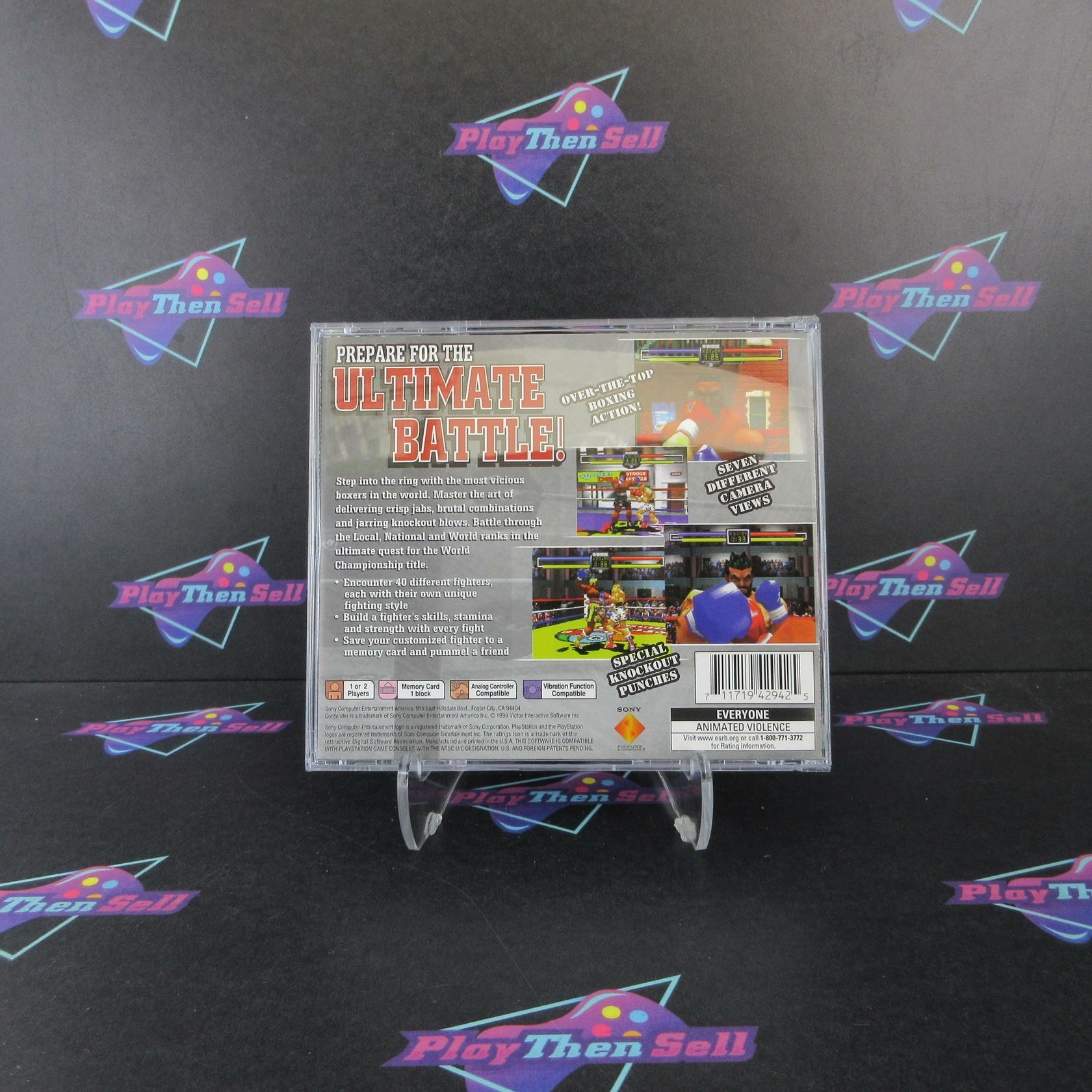 Contender PS1 PlayStation 1 - Very Good