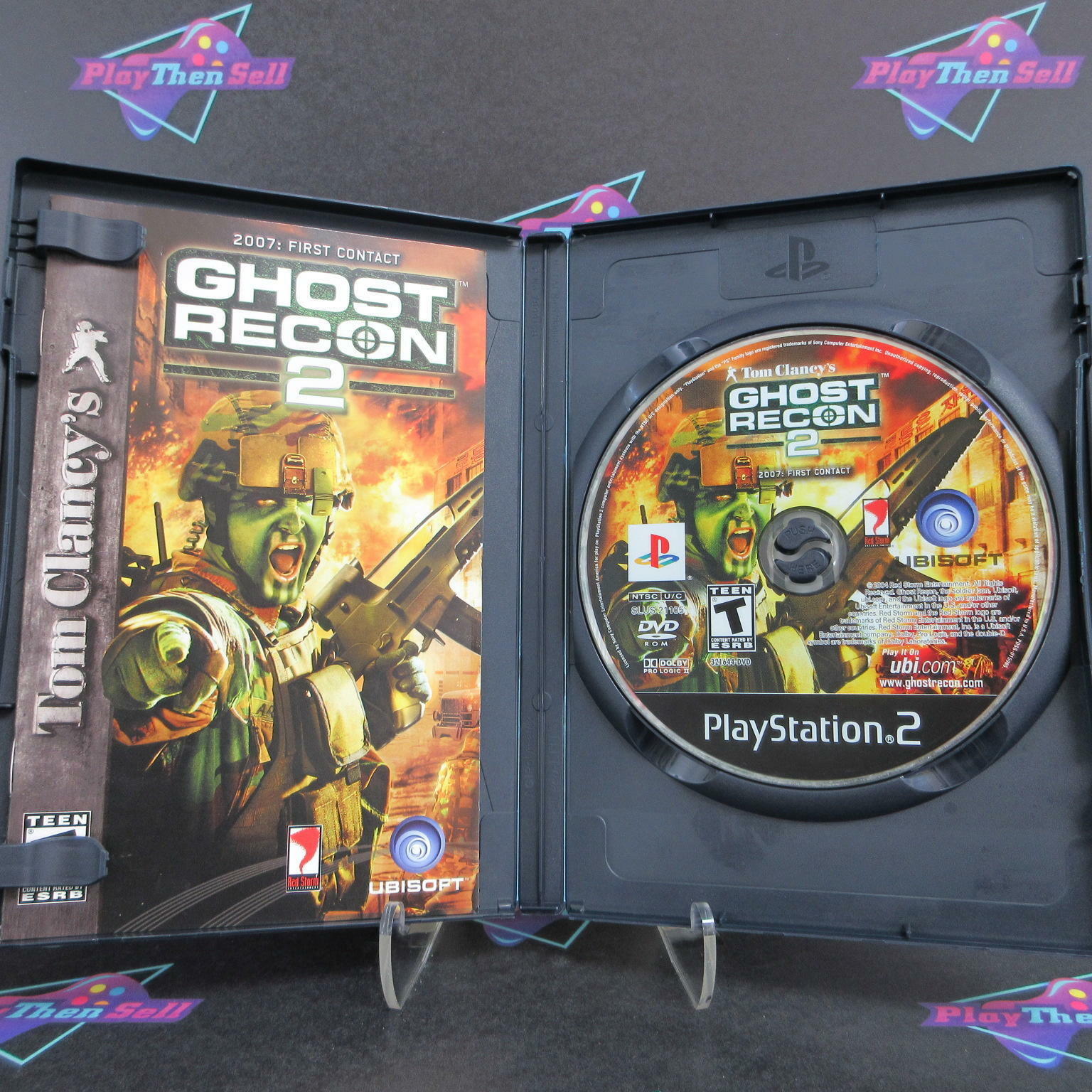 Tom Clancy's Ghost Recon 2 First Contact PS2 + Reg Card Complete - Excellent